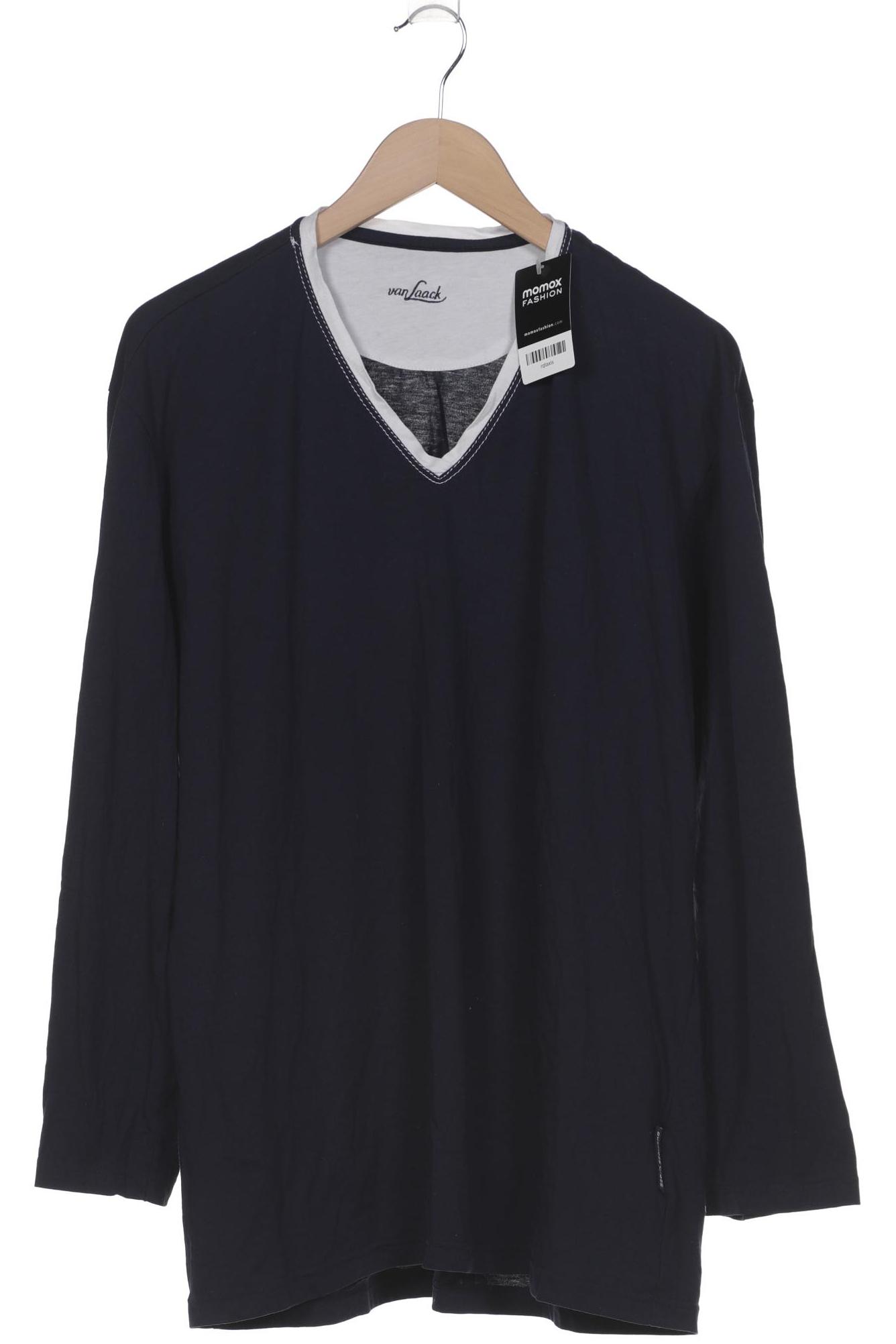 

Van Laack Herren Langarmshirt, marineblau, Gr. 54