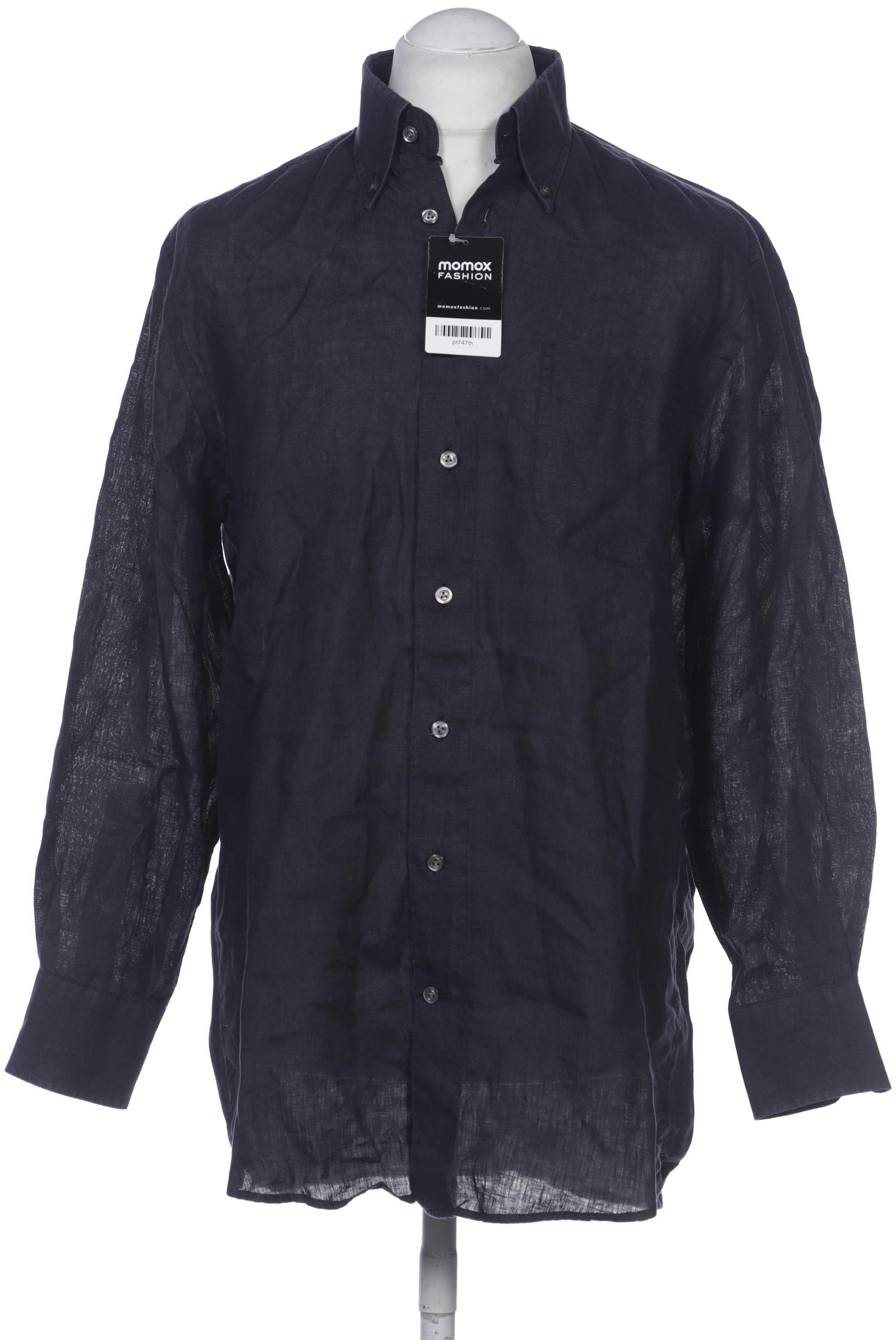 

Van Laack Herren Hemd, marineblau, Gr. 50