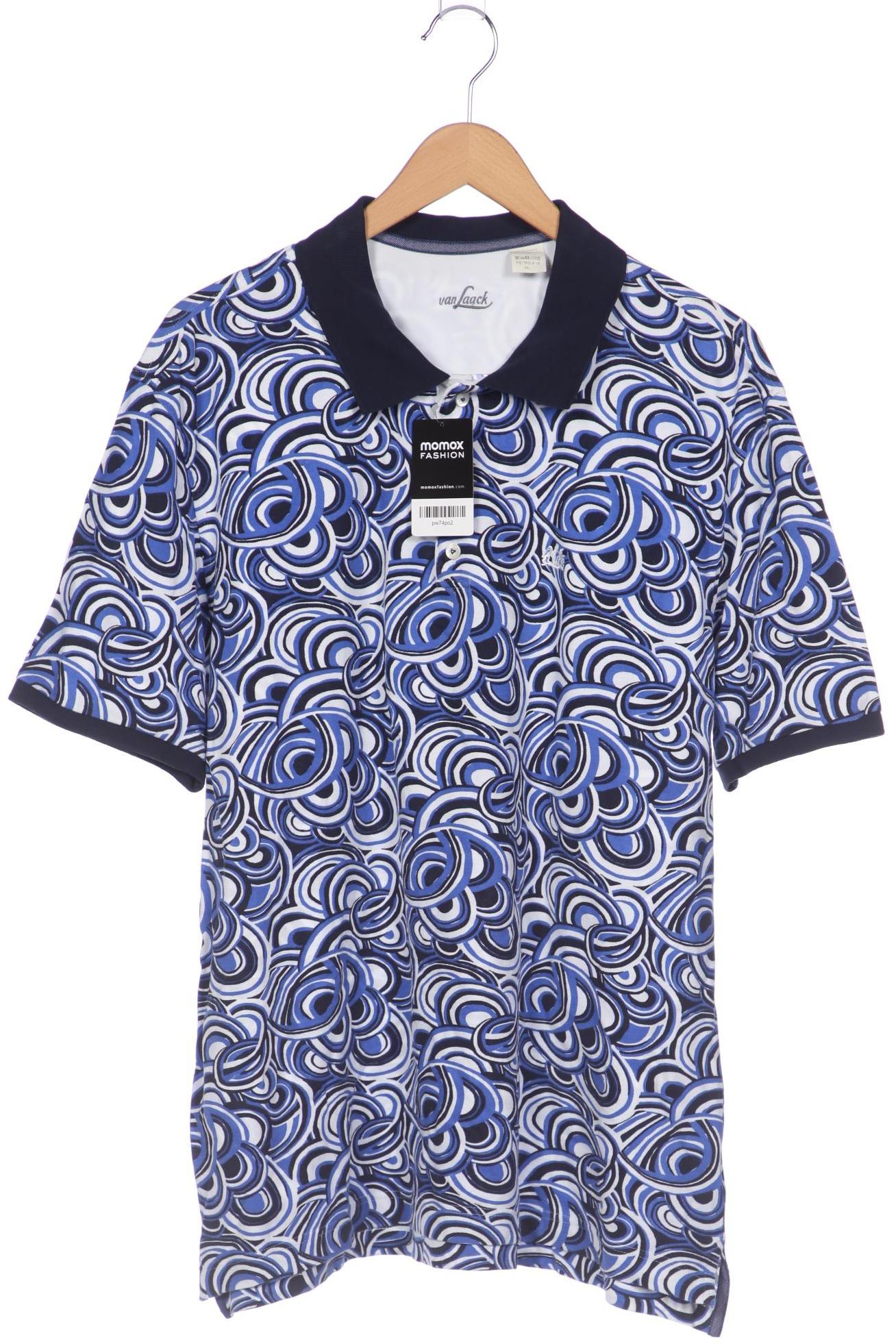 

Van Laack Herren Poloshirt, blau, Gr. 58