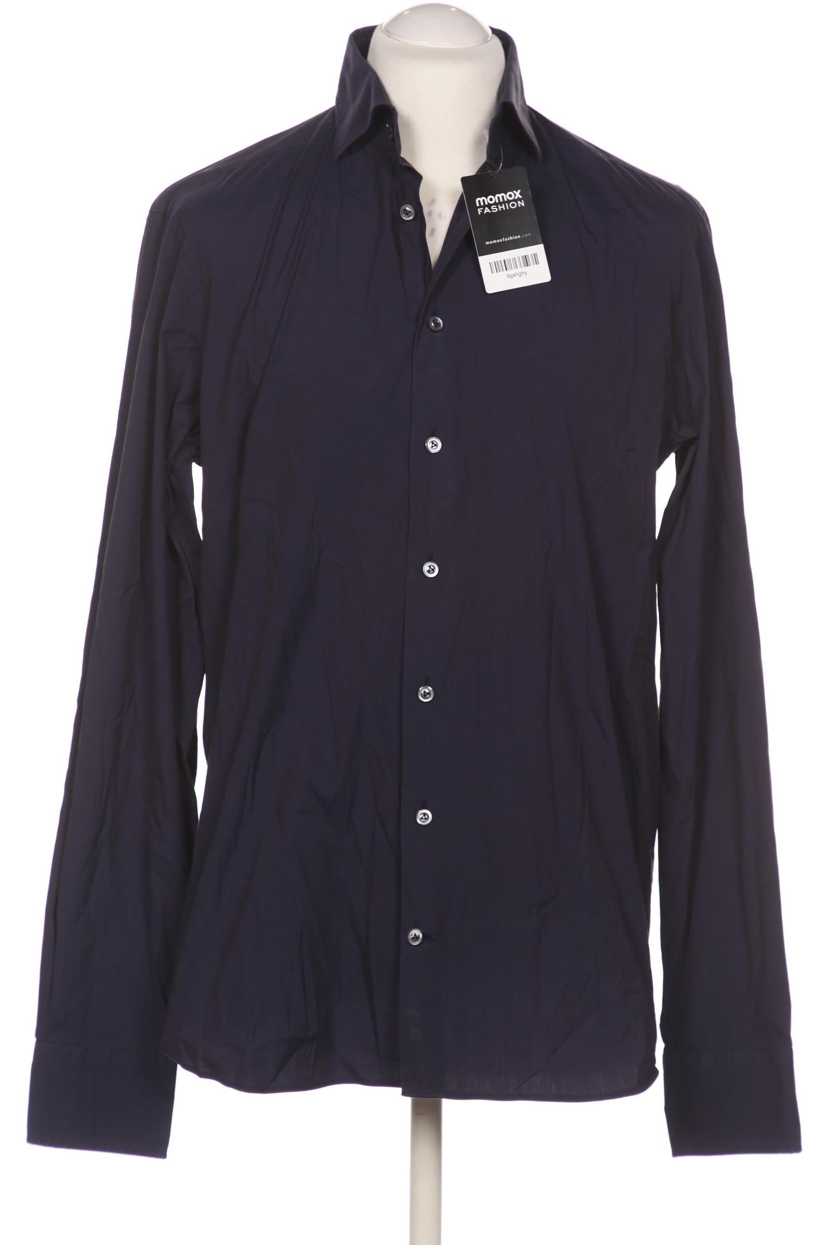 

Van Laack Herren Hemd, marineblau, Gr. 52