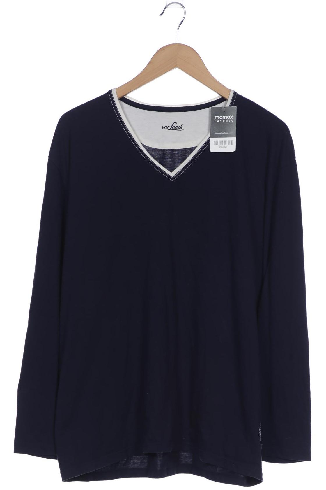 

Van Laack Herren Langarmshirt, marineblau, Gr. 52