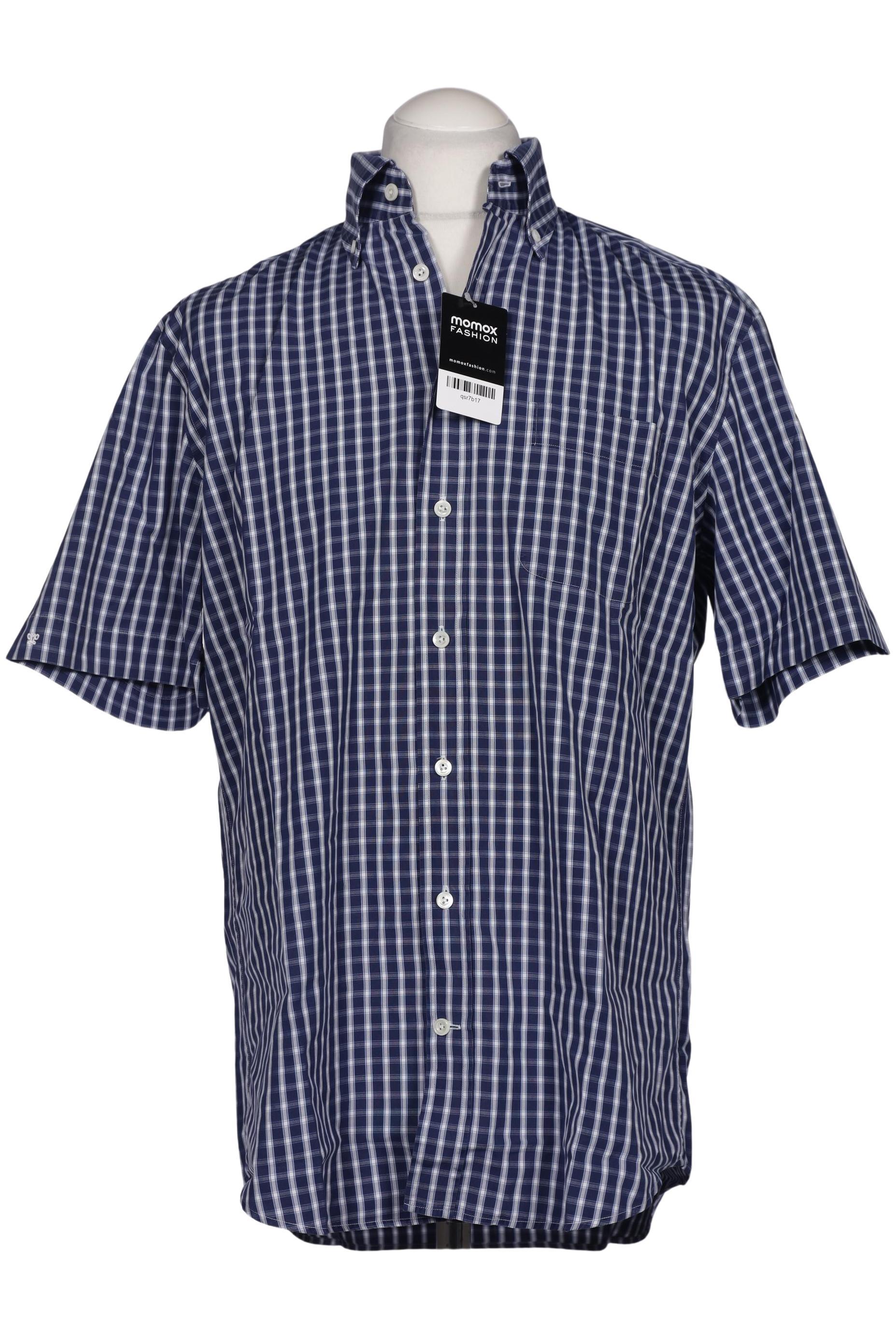 

Van Laack Herren Hemd, marineblau, Gr. 52