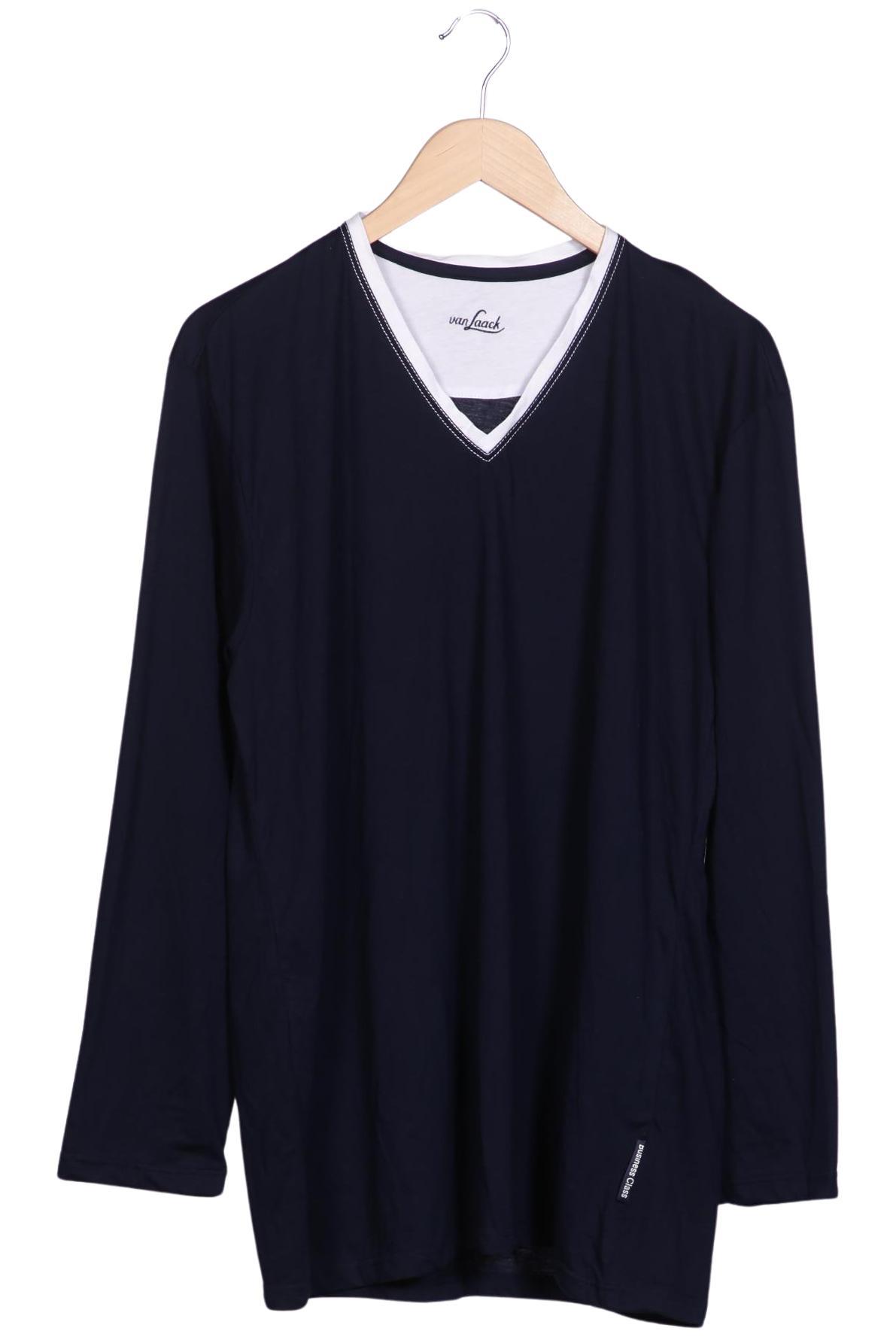 

Van Laack Herren Langarmshirt, marineblau, Gr. 54