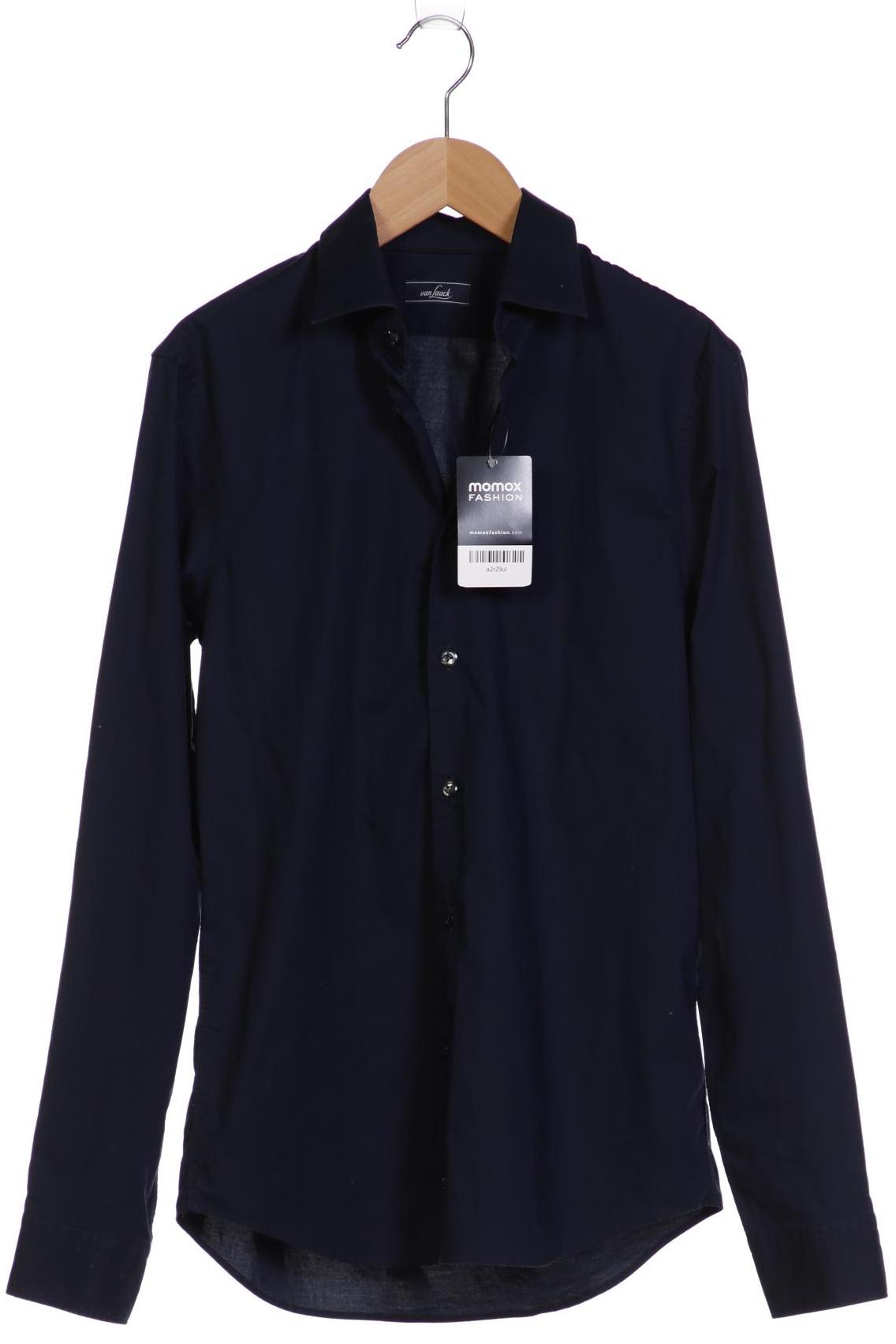 

Van Laack Herren Hemd, marineblau, Gr. 46