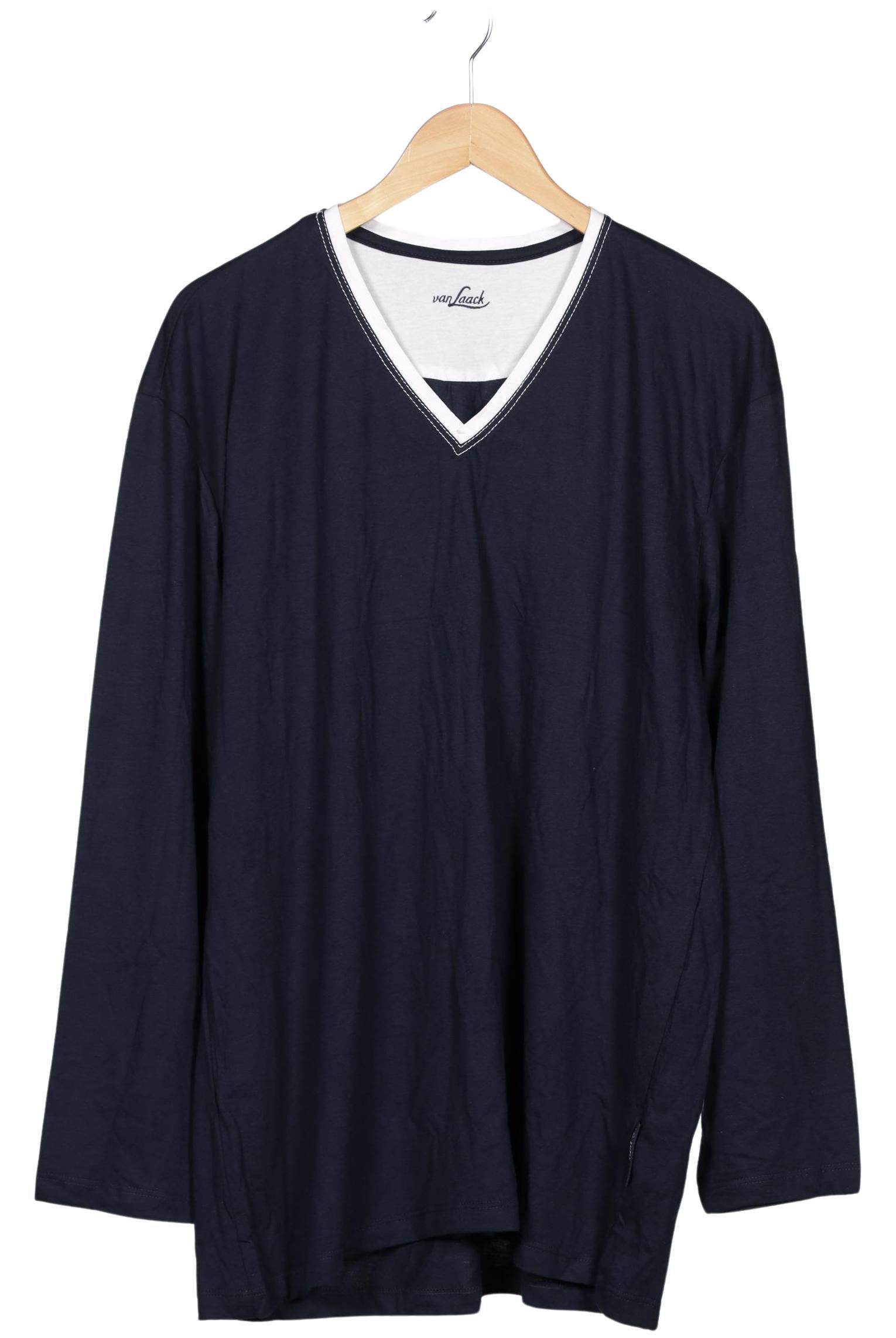 

Van Laack Herren Langarmshirt, marineblau, Gr. 54