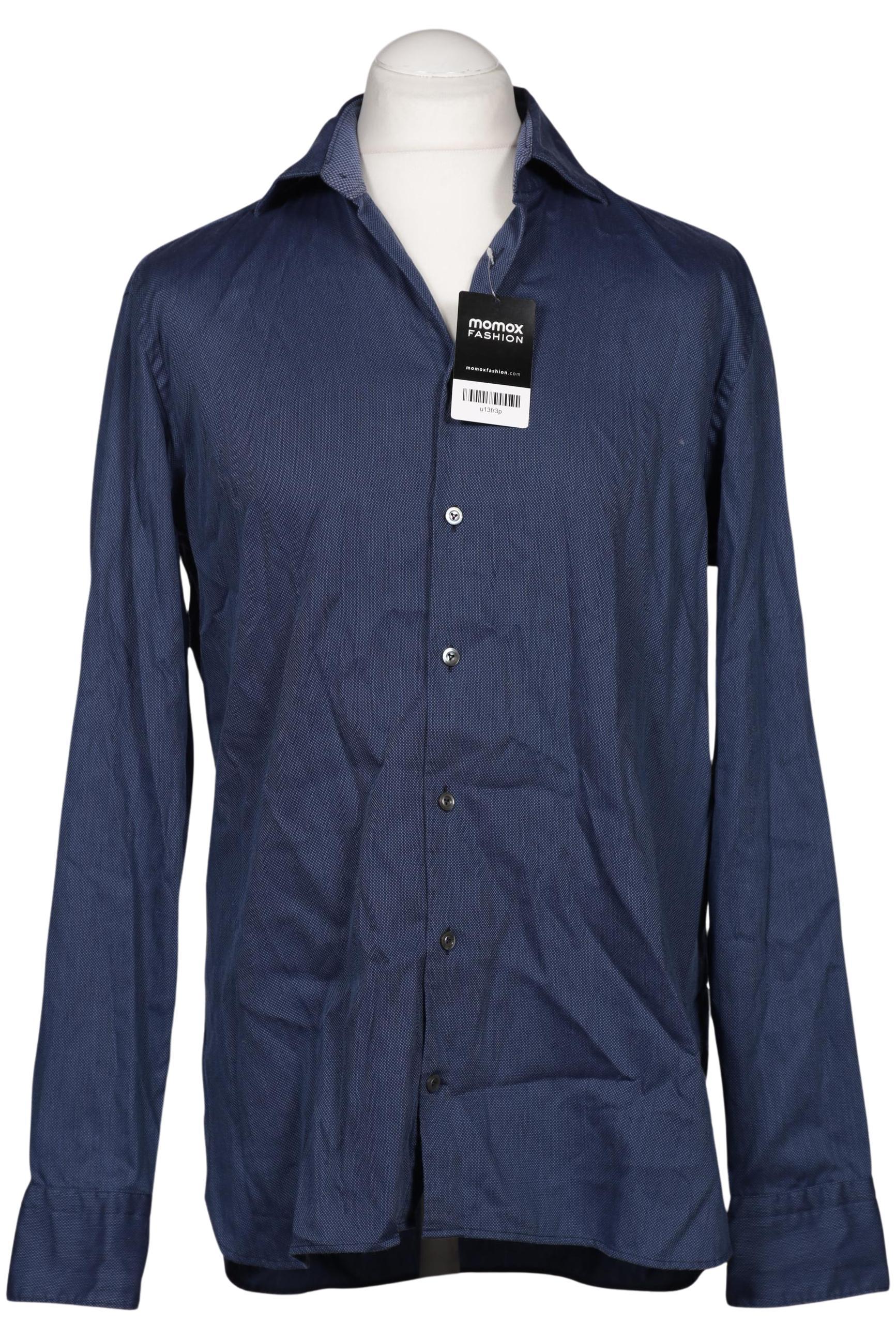 

Van Laack Herren Hemd, marineblau, Gr. 52