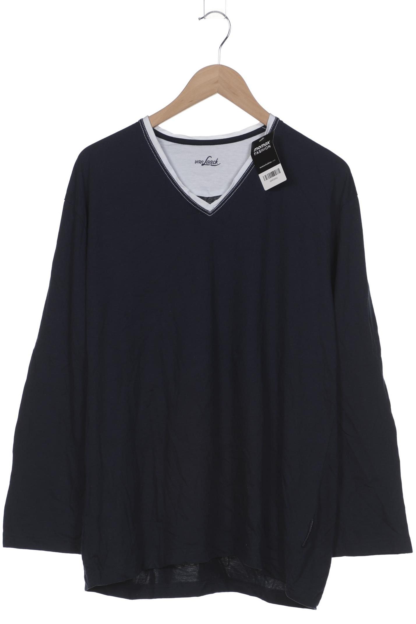 

Van Laack Herren Langarmshirt, marineblau, Gr. 54