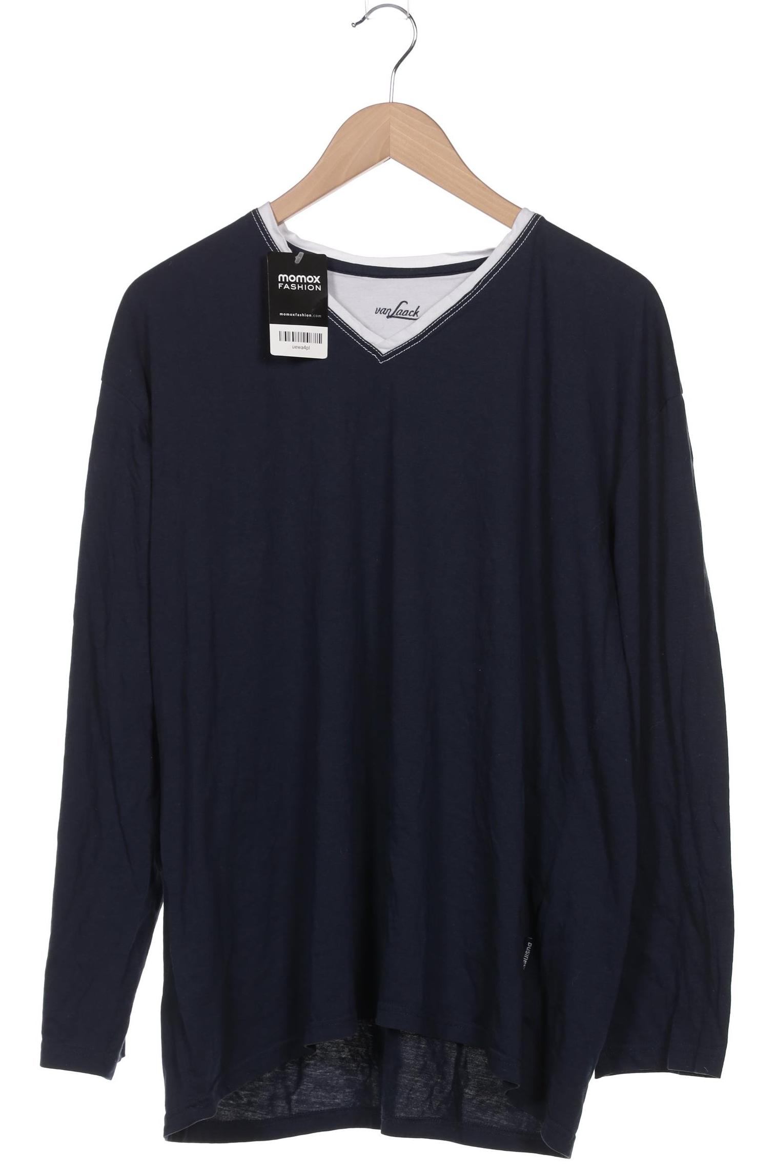 

Van Laack Herren Langarmshirt, marineblau, Gr. 54