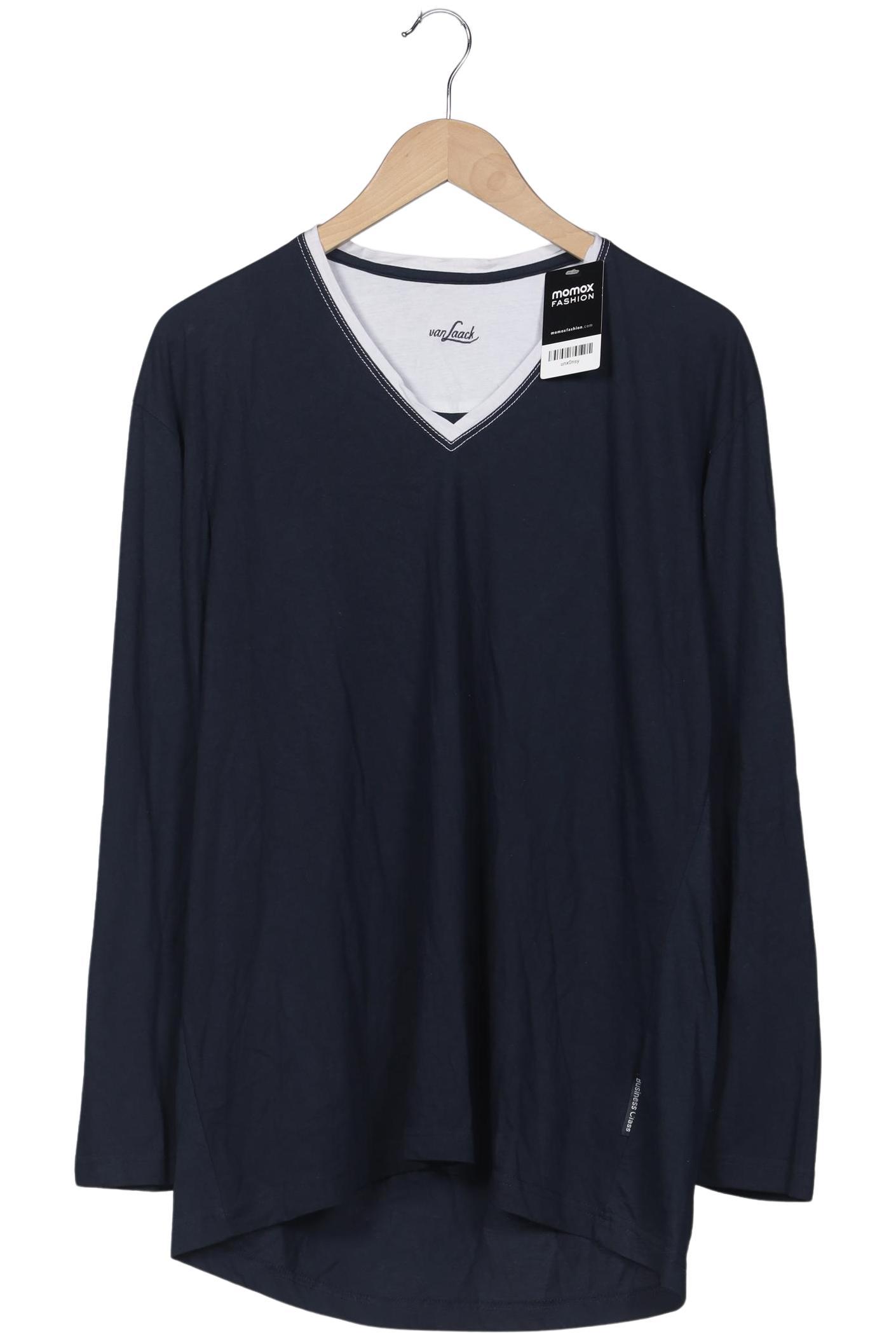 

Van Laack Herren Langarmshirt, marineblau, Gr. 54