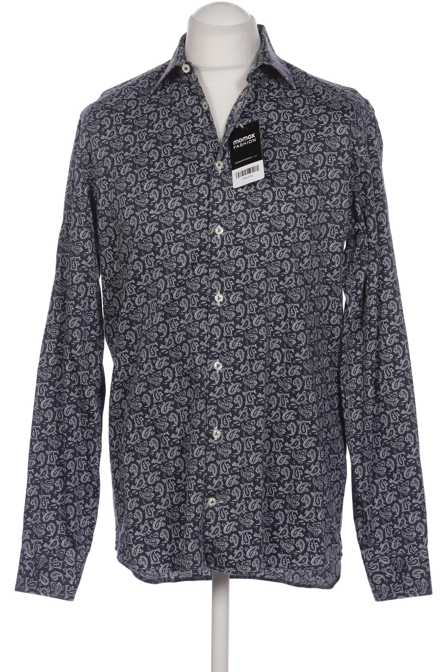 

Van Laack Herren Hemd, marineblau, Gr. 50