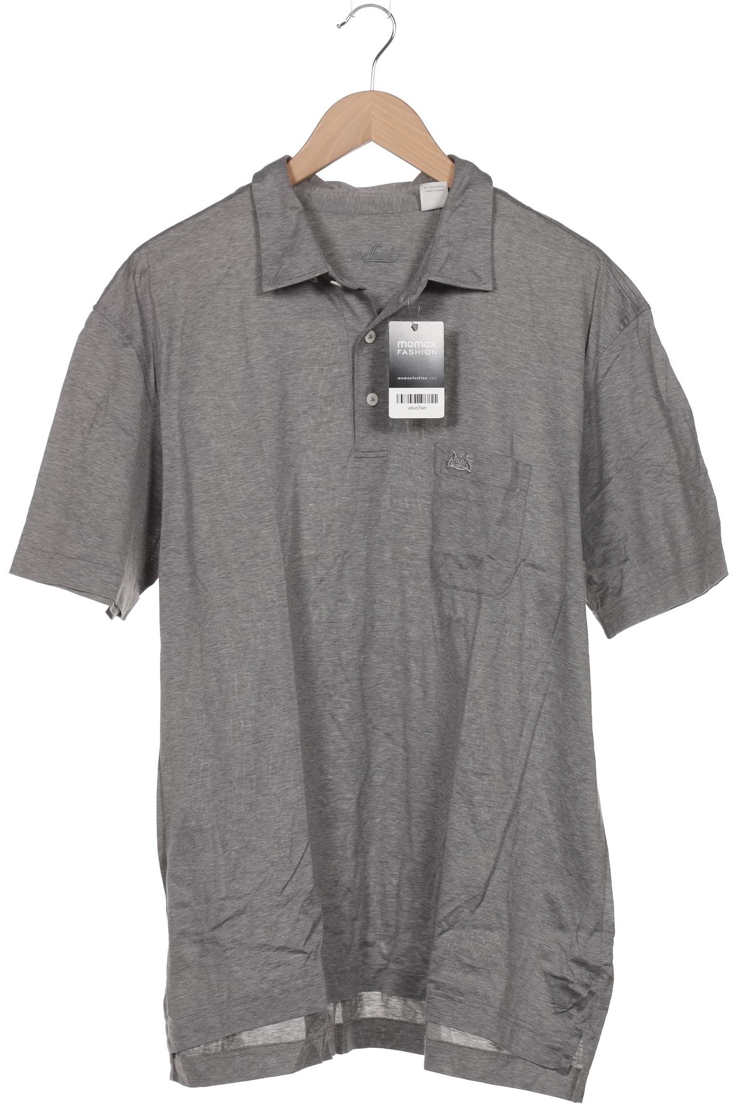 

Van Laack Herren Poloshirt, grau, Gr. 56