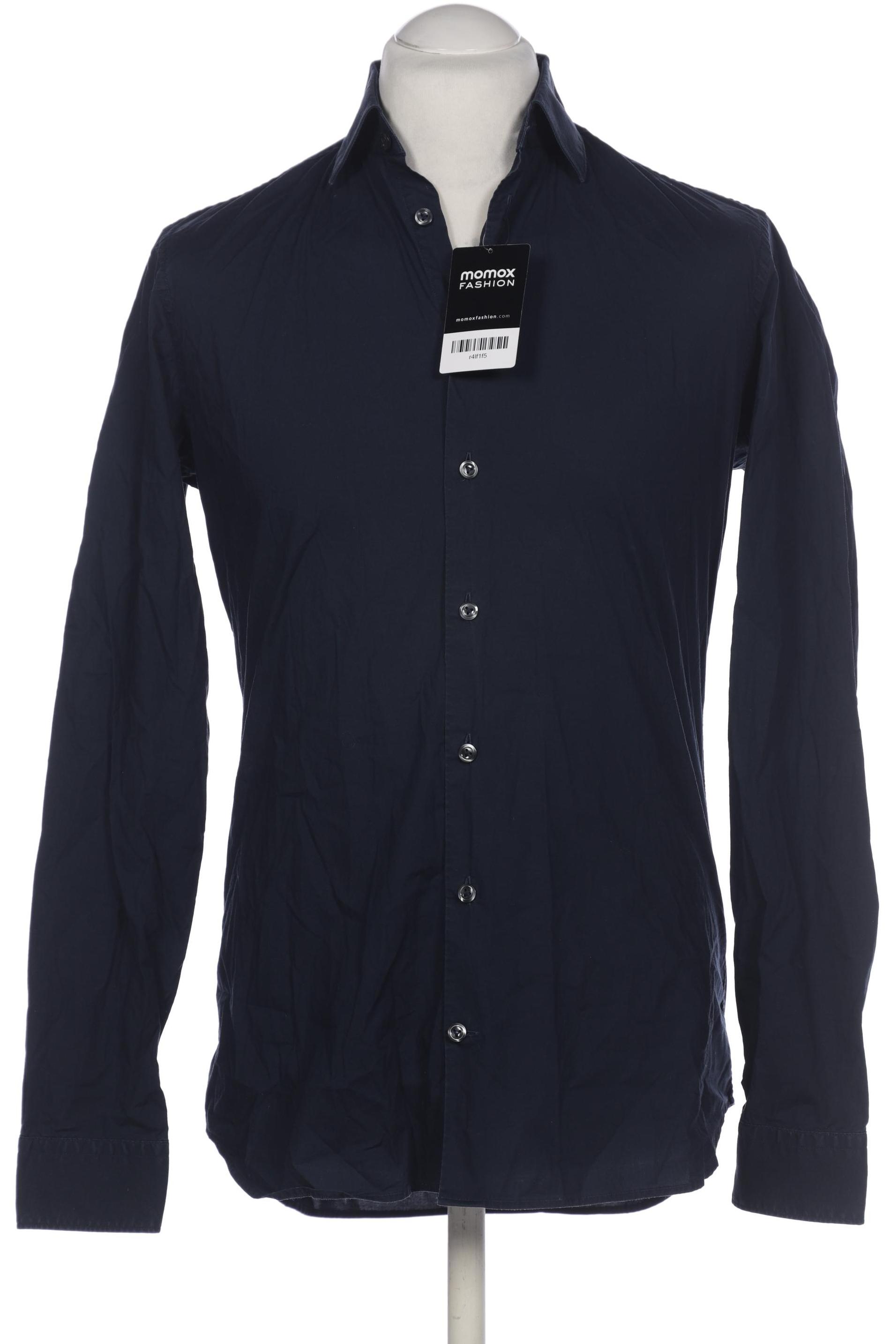 

Van Laack Herren Hemd, marineblau, Gr. 48