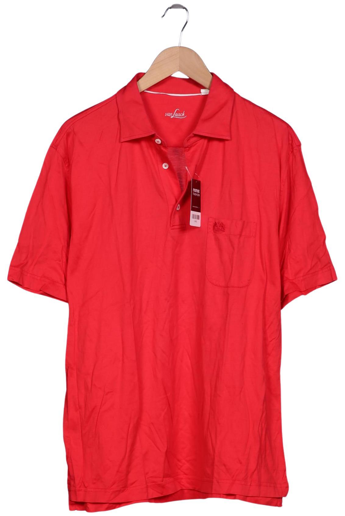 

Van Laack Herren Poloshirt, rot, Gr. 54