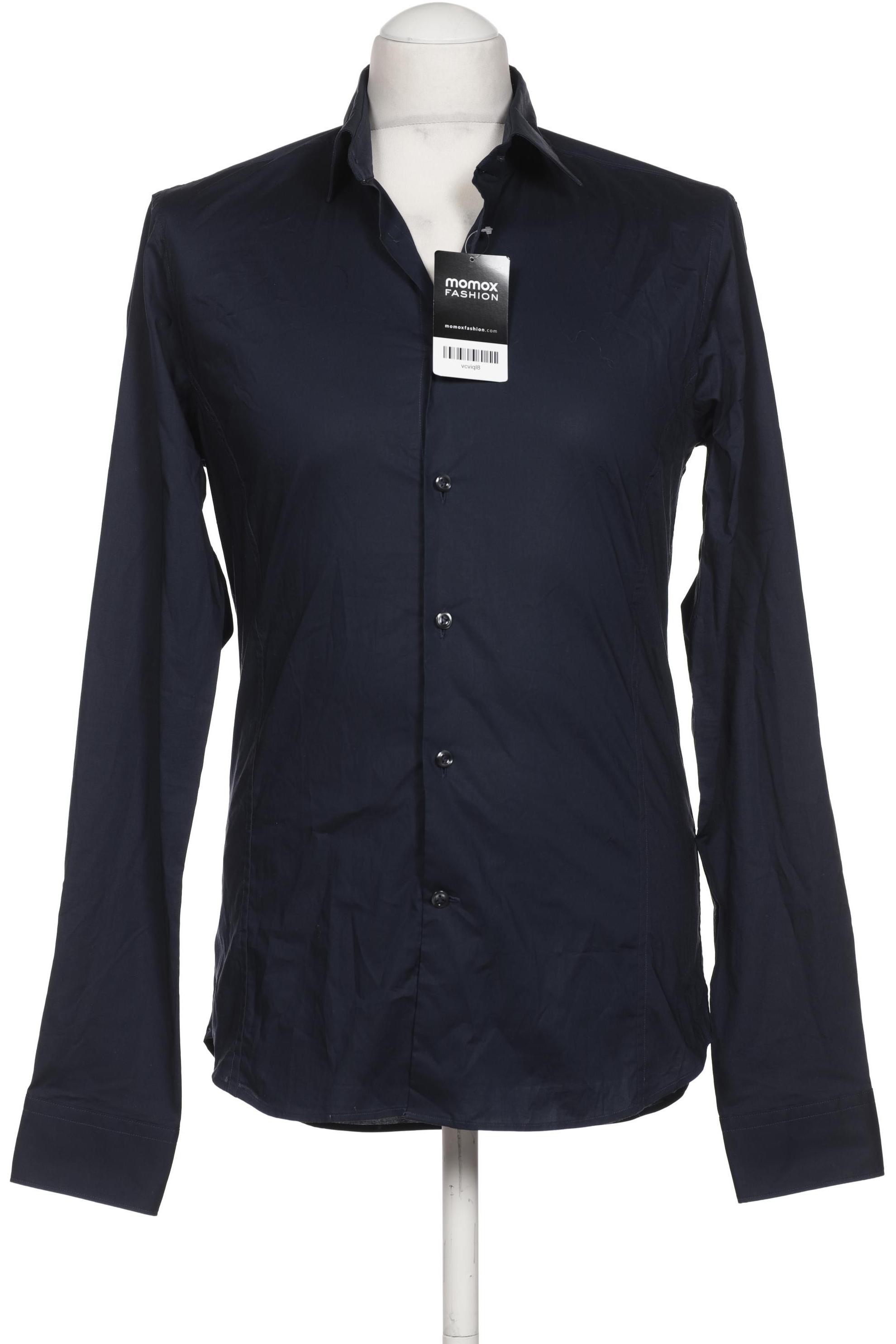 

Van Laack Herren Hemd, marineblau, Gr. 50