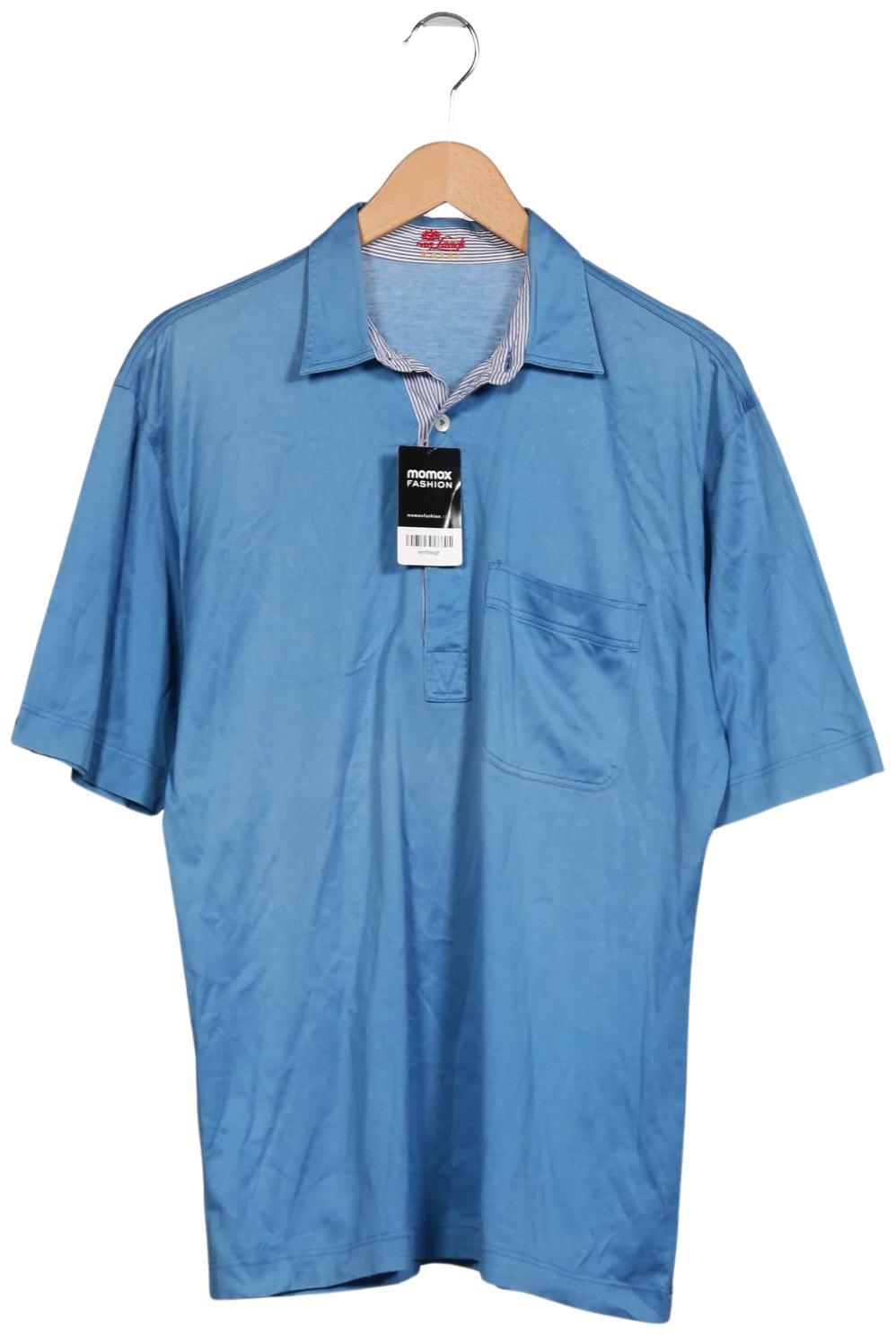 

Van Laack Herren Poloshirt, blau, Gr. 52