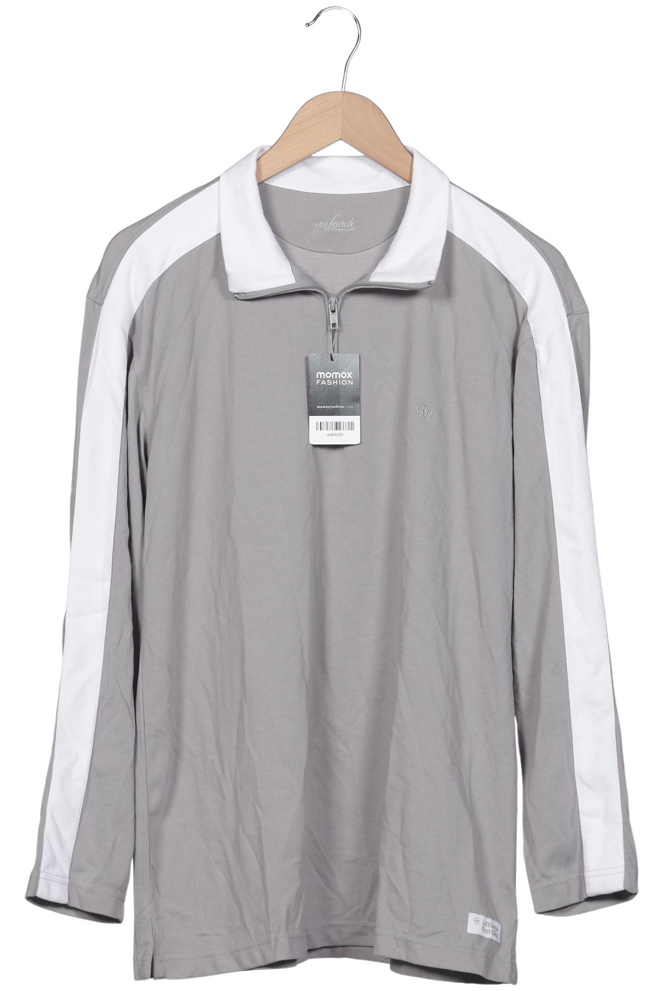 

Van Laack Herren Poloshirt, grau, Gr. 54