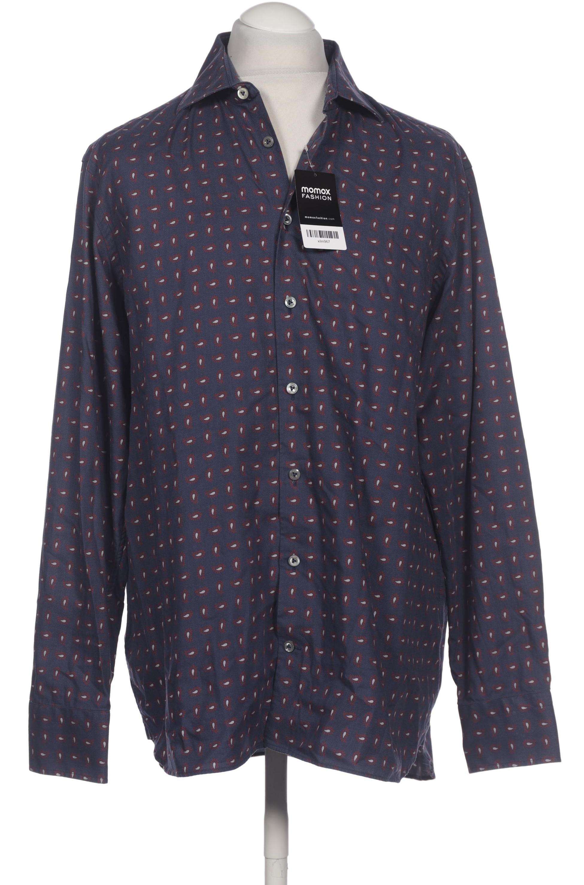 

Van Laack Herren Hemd, marineblau, Gr. 54