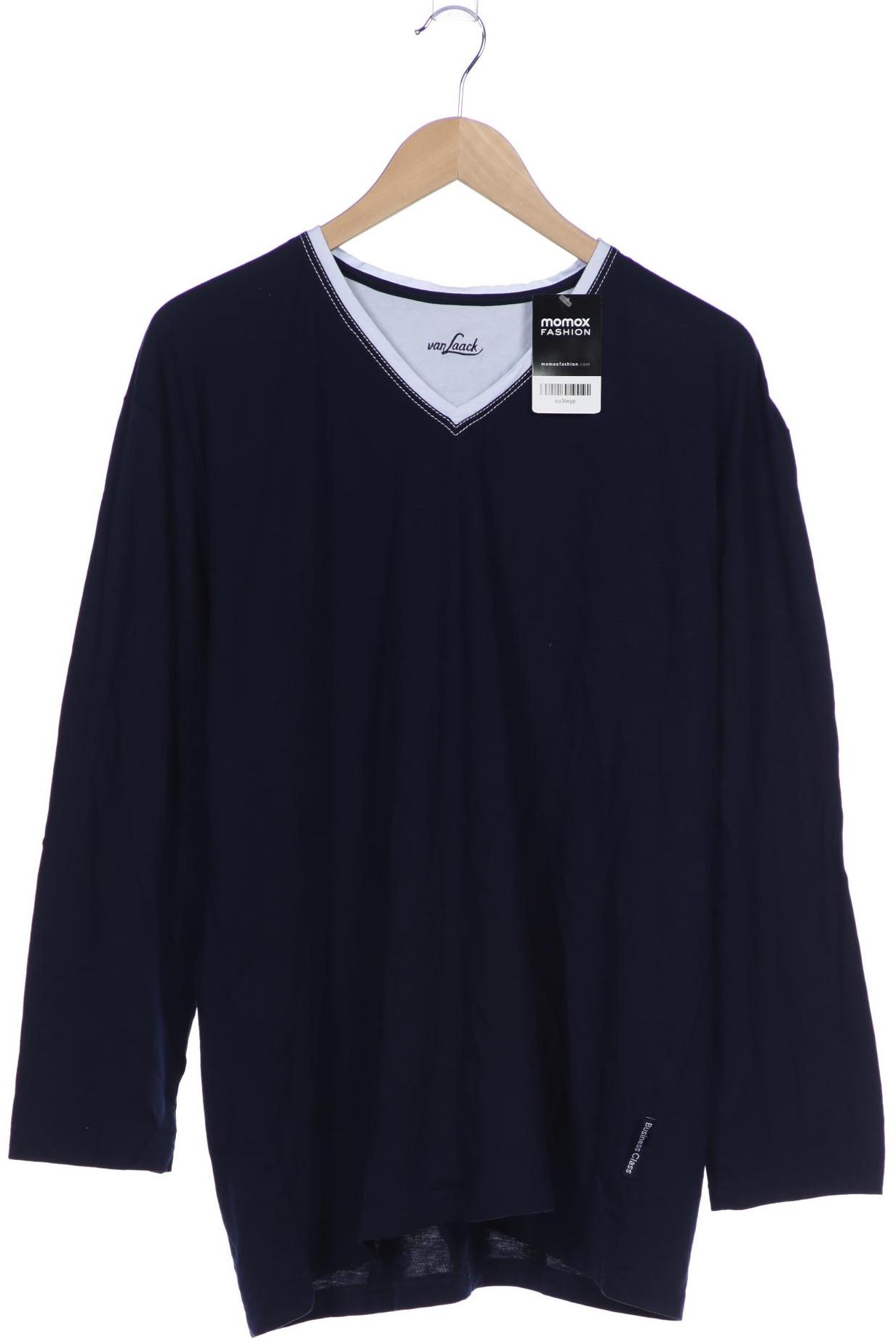 

Van Laack Herren Langarmshirt, marineblau, Gr. 54