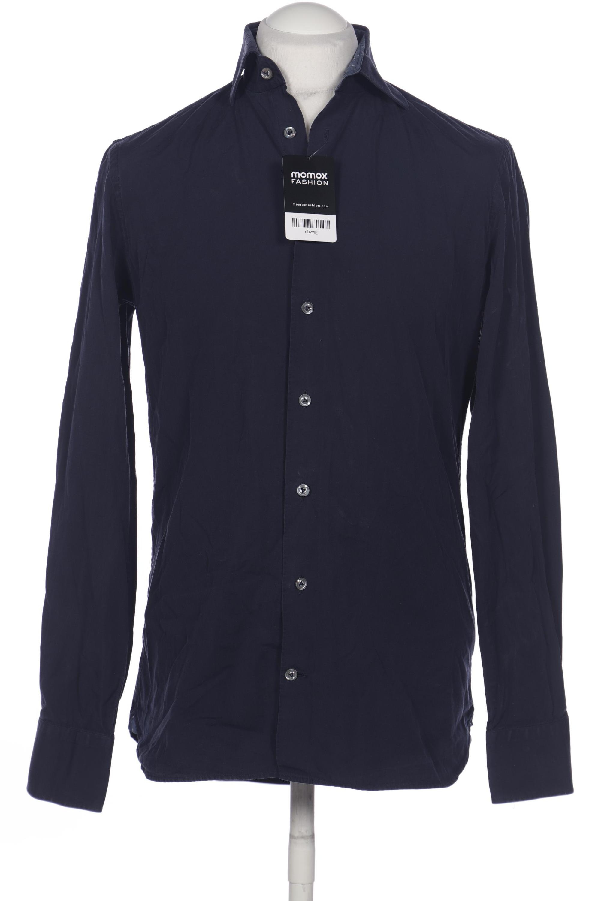 

Van Laack Herren Hemd, marineblau, Gr. 48