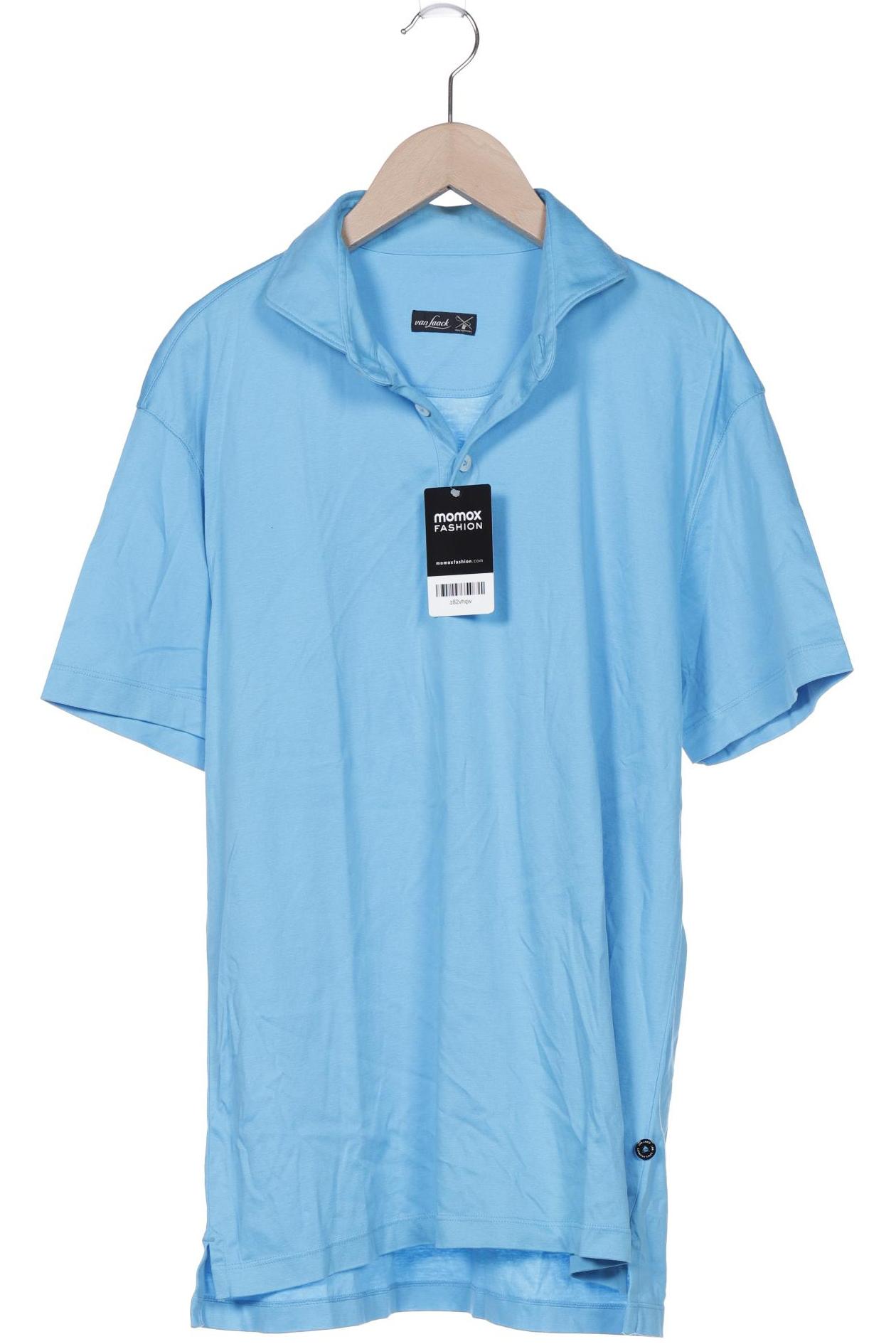 

Van Laack Herren Poloshirt, blau, Gr. 48