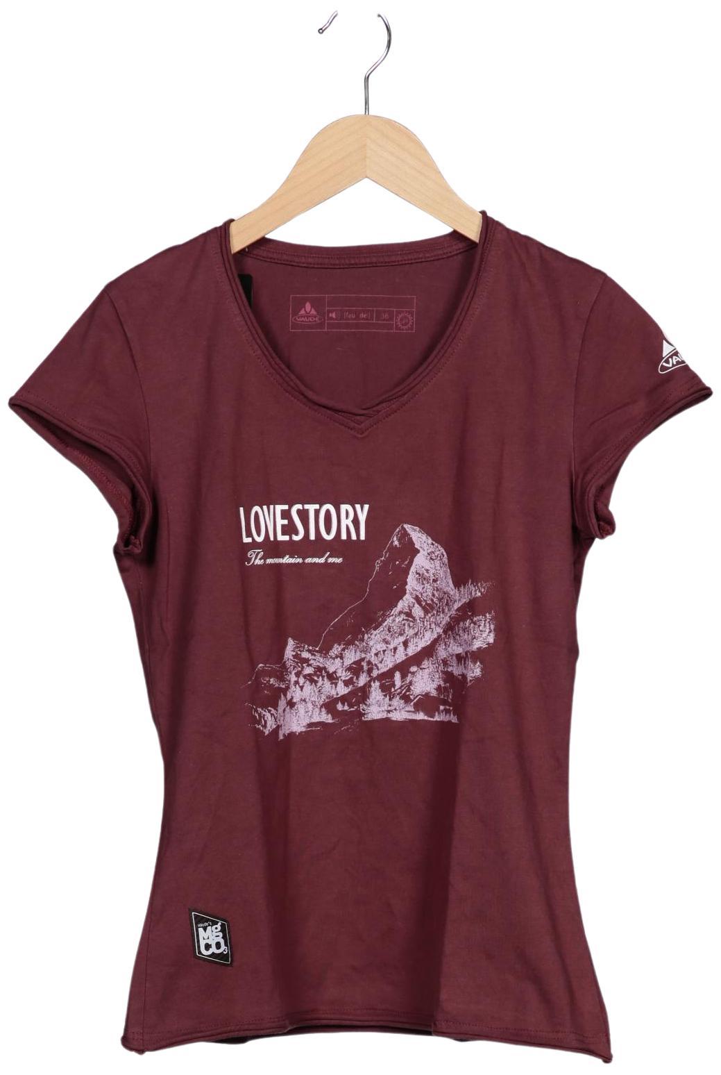 

Vaude Damen T-Shirt, bordeaux, Gr. 38