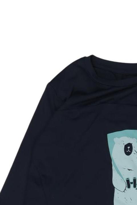 Thumbnail - Vaude Jungen Langarmshirt, marineblau, Gr. 104