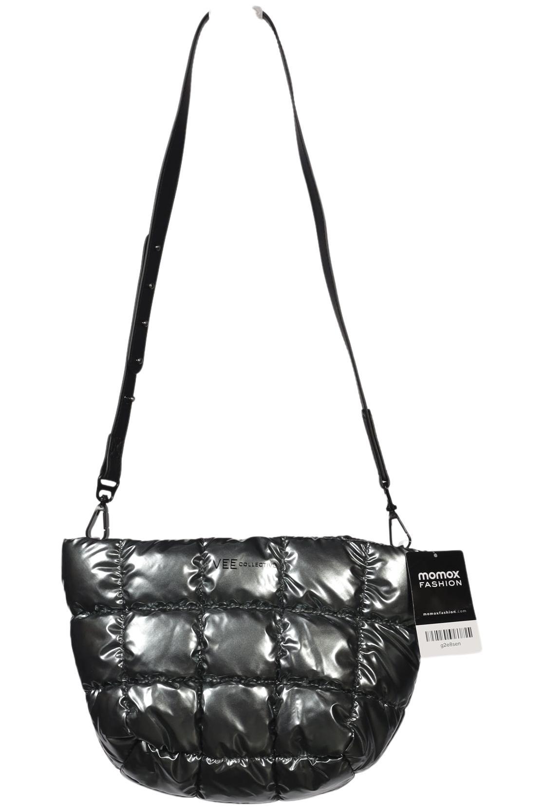 

Vee Collective Damen Handtasche, silber, Gr.