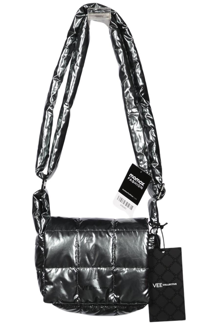

Vee Collective Damen Handtasche, silber, Gr.