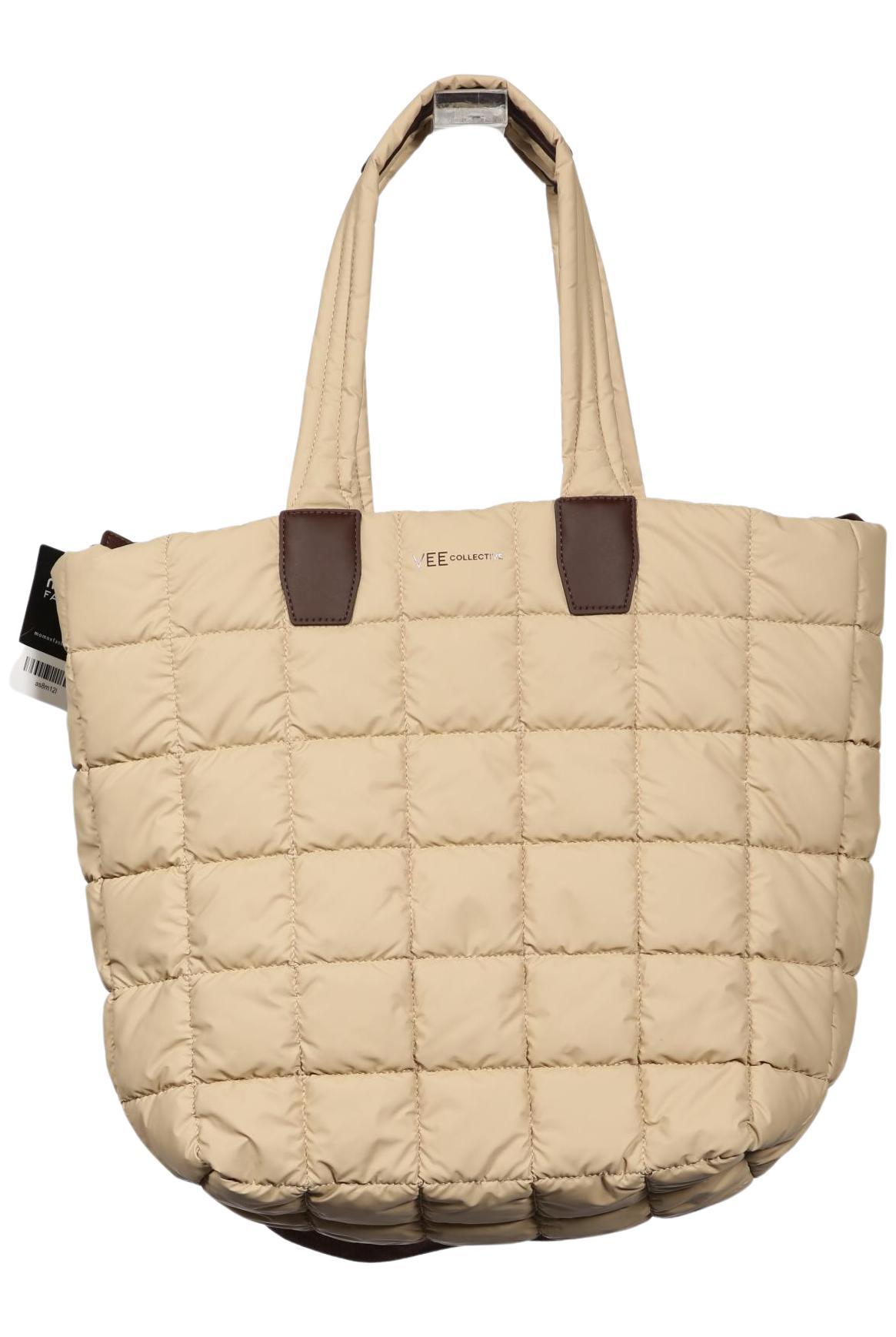 

Vee Collective Damen Handtasche, beige, Gr.