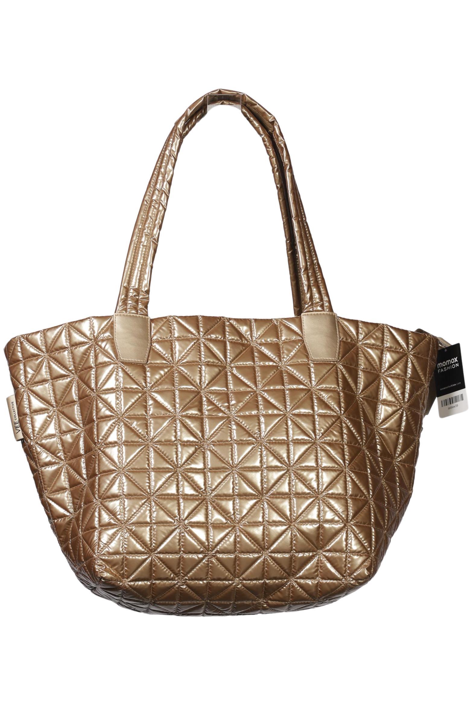 

Vee Collective Damen Handtasche, gold, Gr.