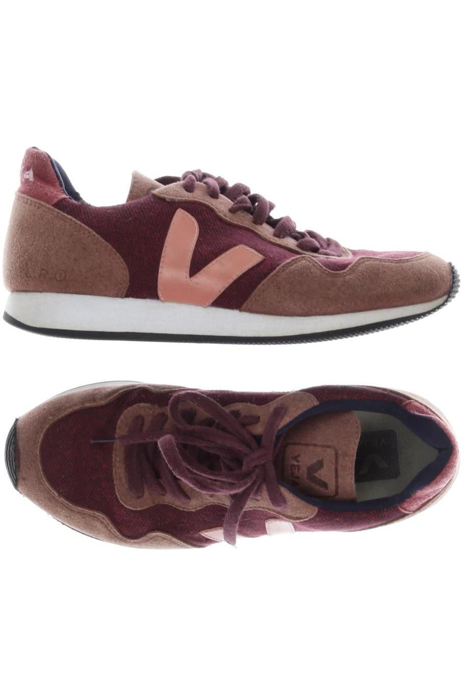 

veja Damen Sneakers, bordeaux, Gr. 4