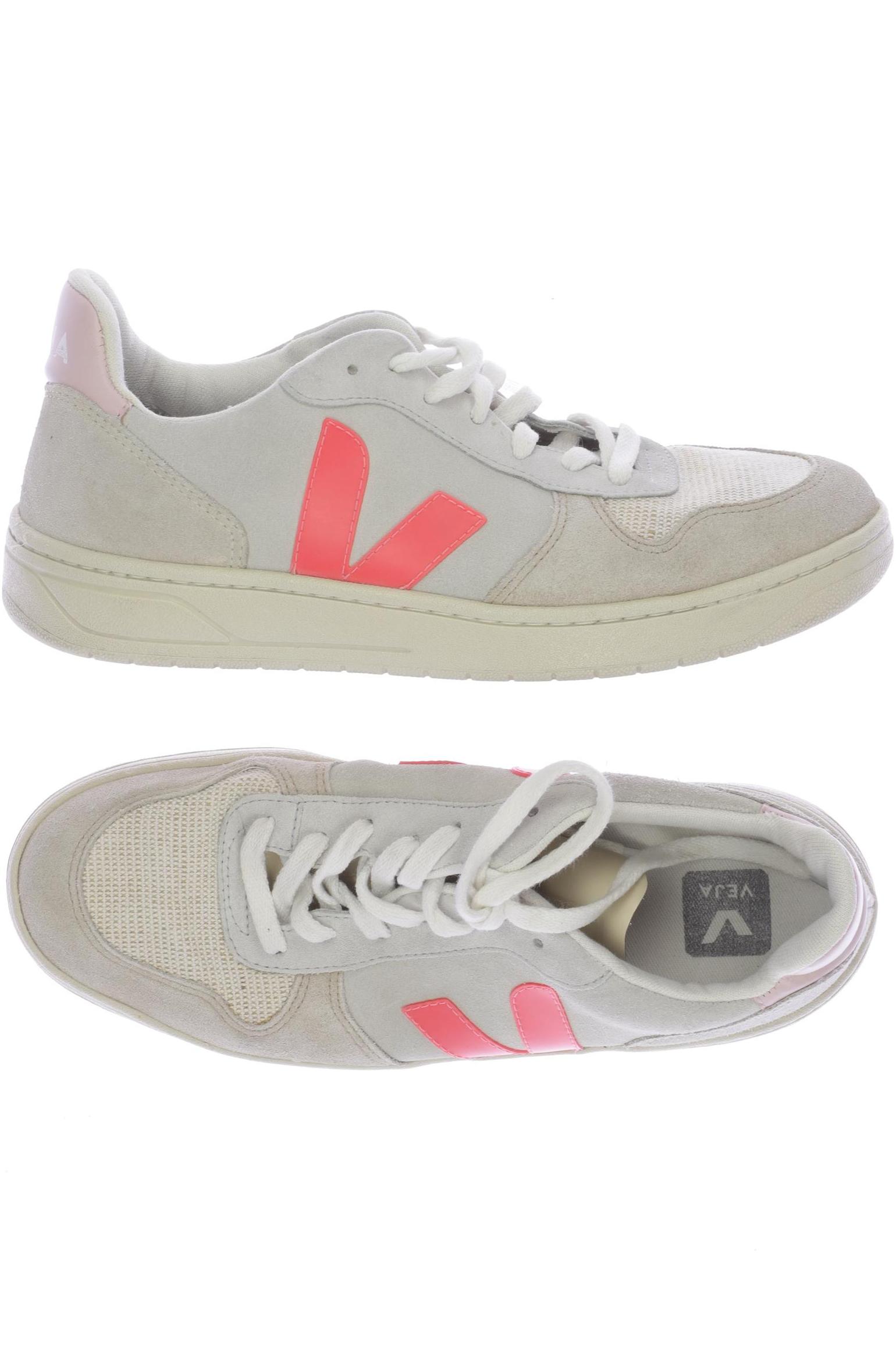 

veja Damen Sneakers, cremeweiß