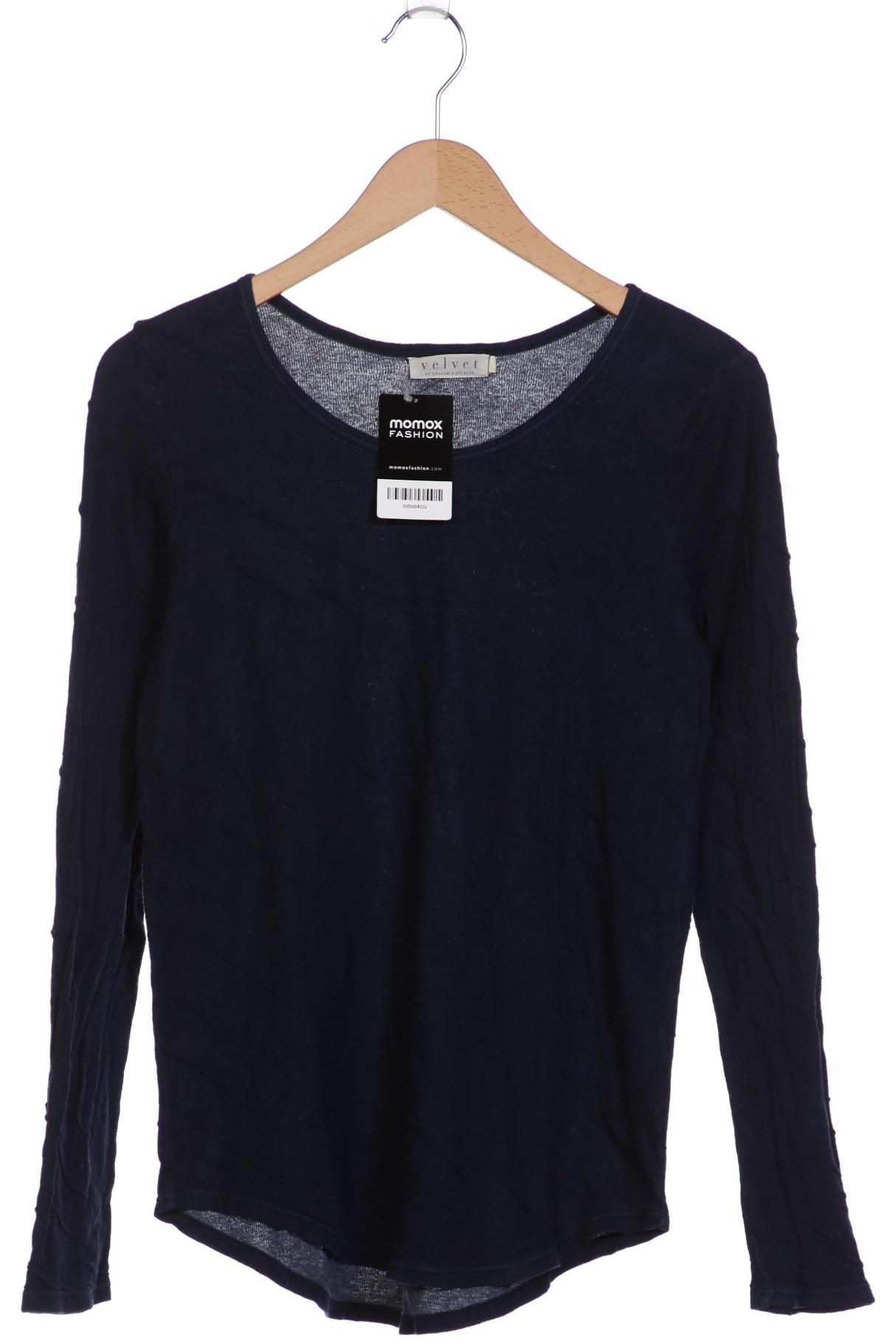 

Velvet by Graham & Spencer Damen Langarmshirt, marineblau, Gr. 36