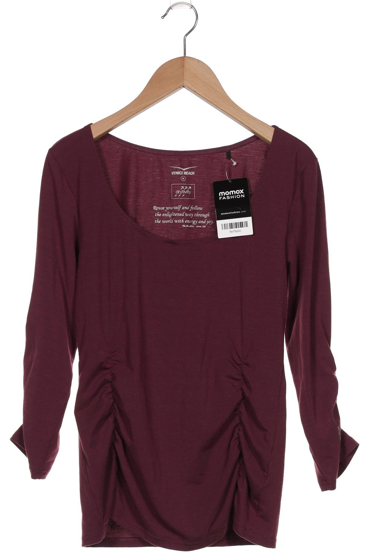 

Venice Beach Damen Langarmshirt, bordeaux, Gr. 38