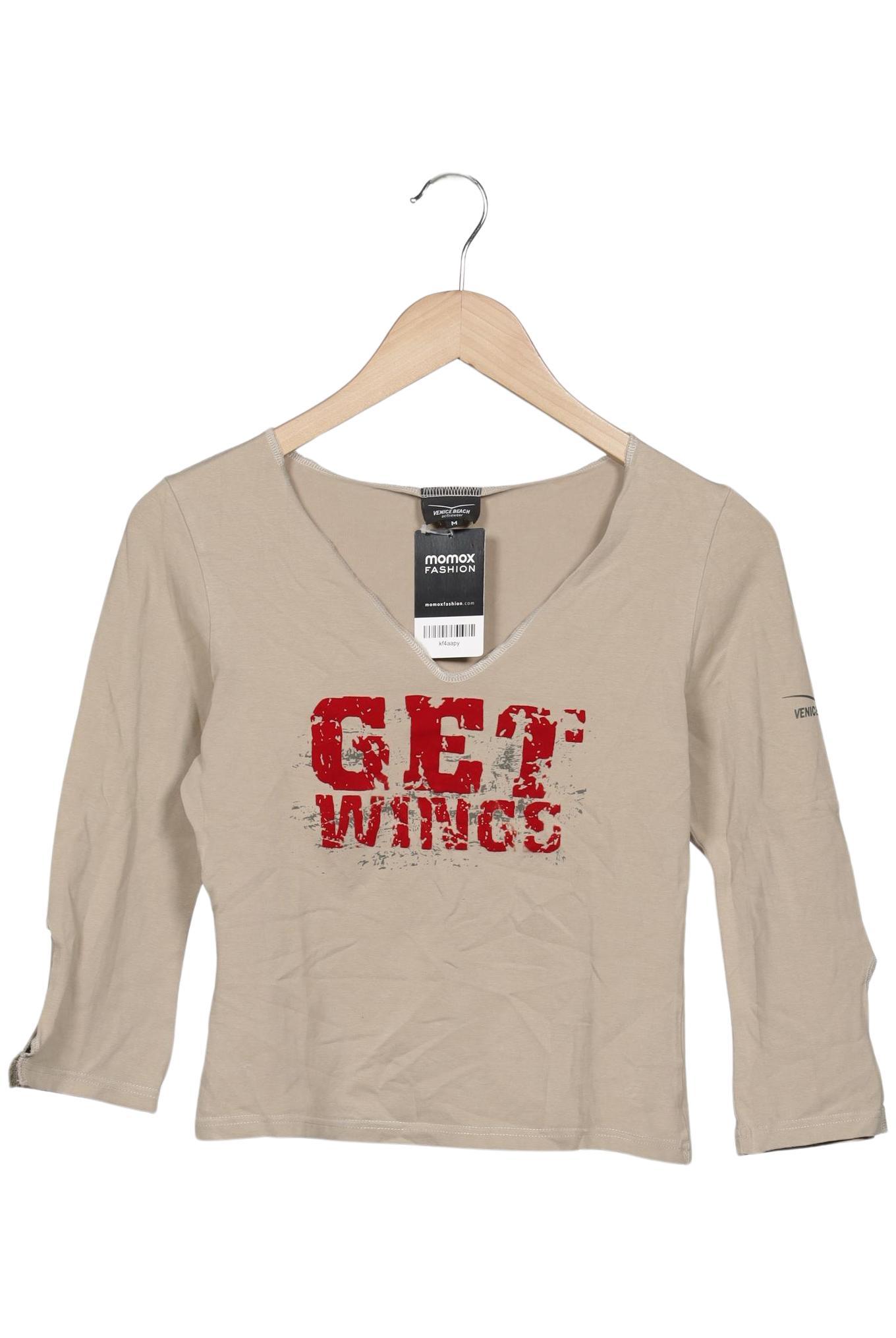 

Venice Beach Damen Langarmshirt, beige, Gr. 38