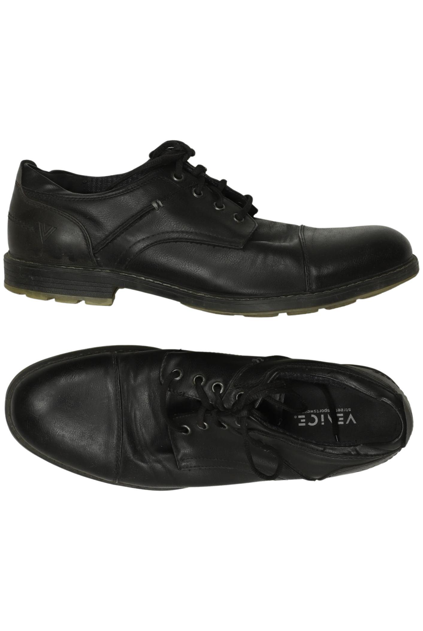 

Venice Herren Halbschuh, schwarz, Gr. 45