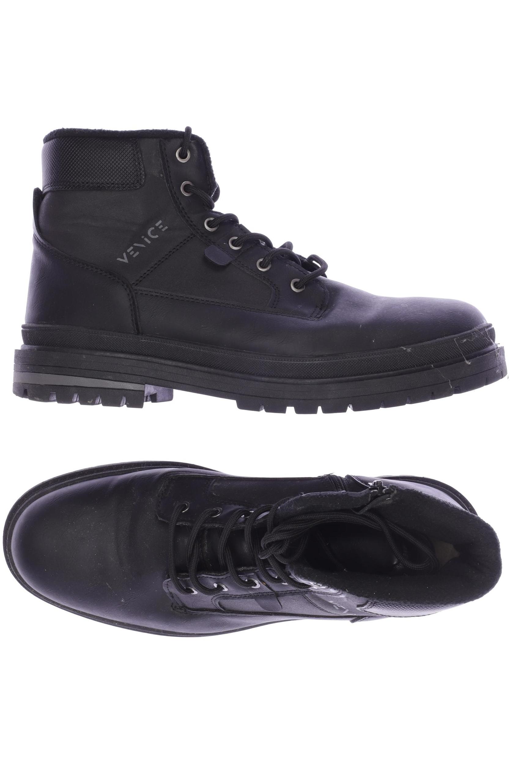 

Venice Herren Stiefel, schwarz, Gr. 45