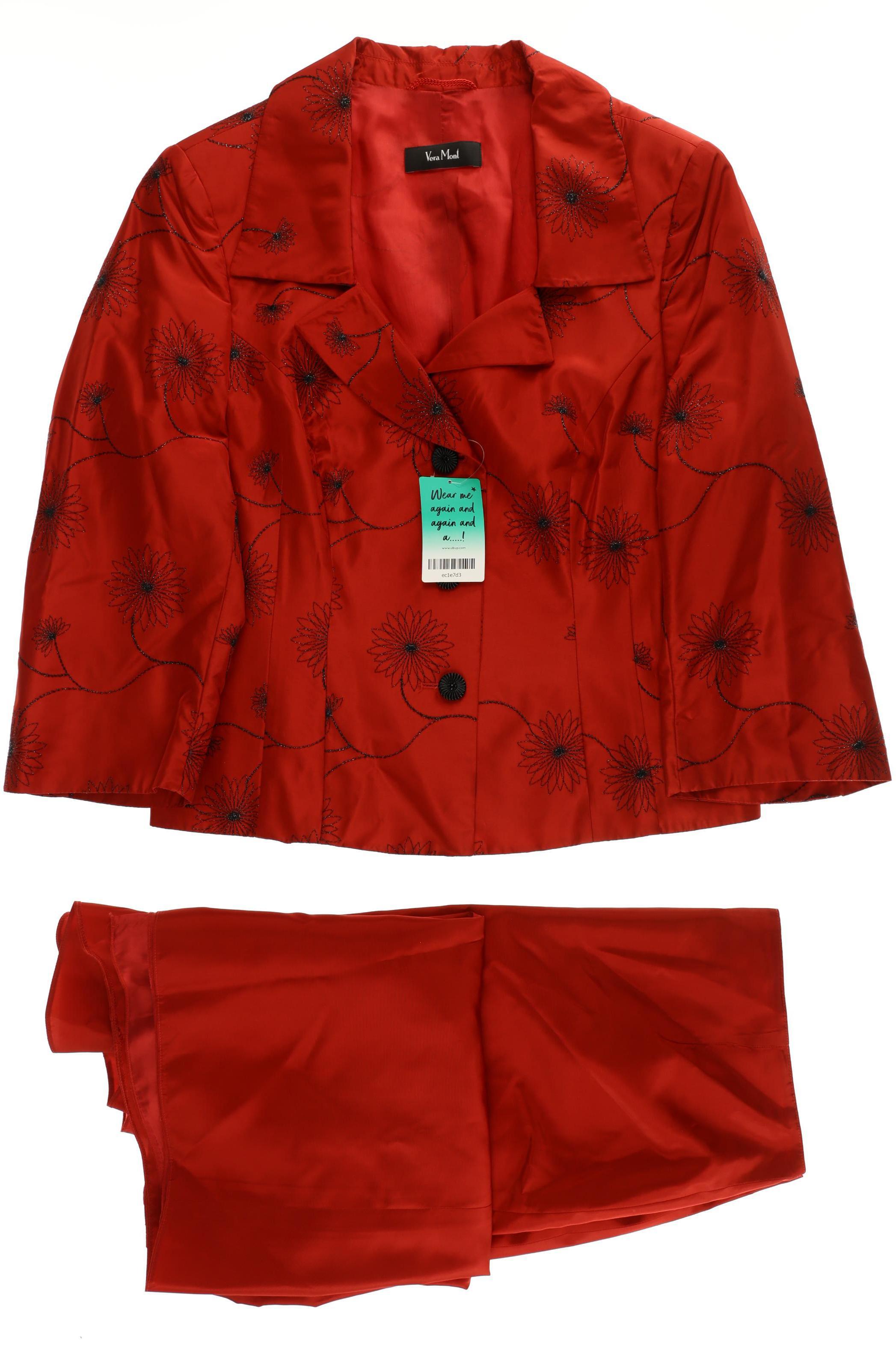 

Vera Mont Damen Anzug, rot, Gr. 44