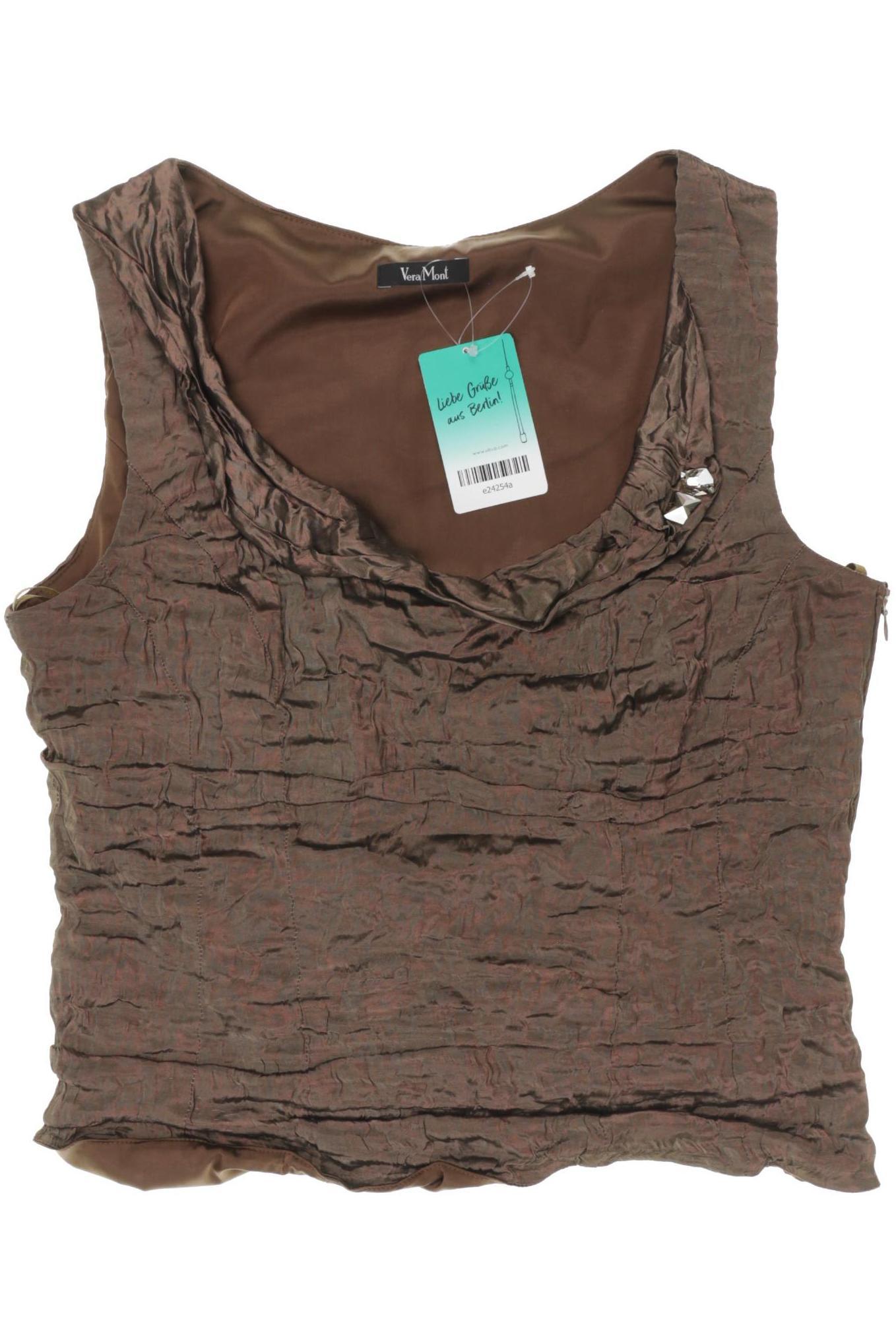 

Vera Mont Damen Bluse, braun, Gr. 44
