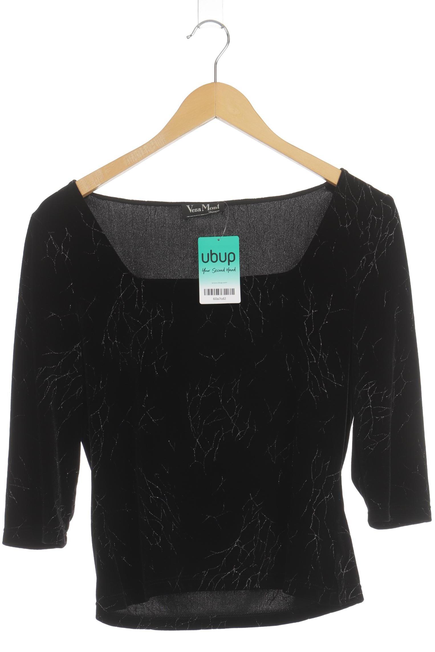 

Vera Mont Damen Langarmshirt, schwarz, Gr. 40