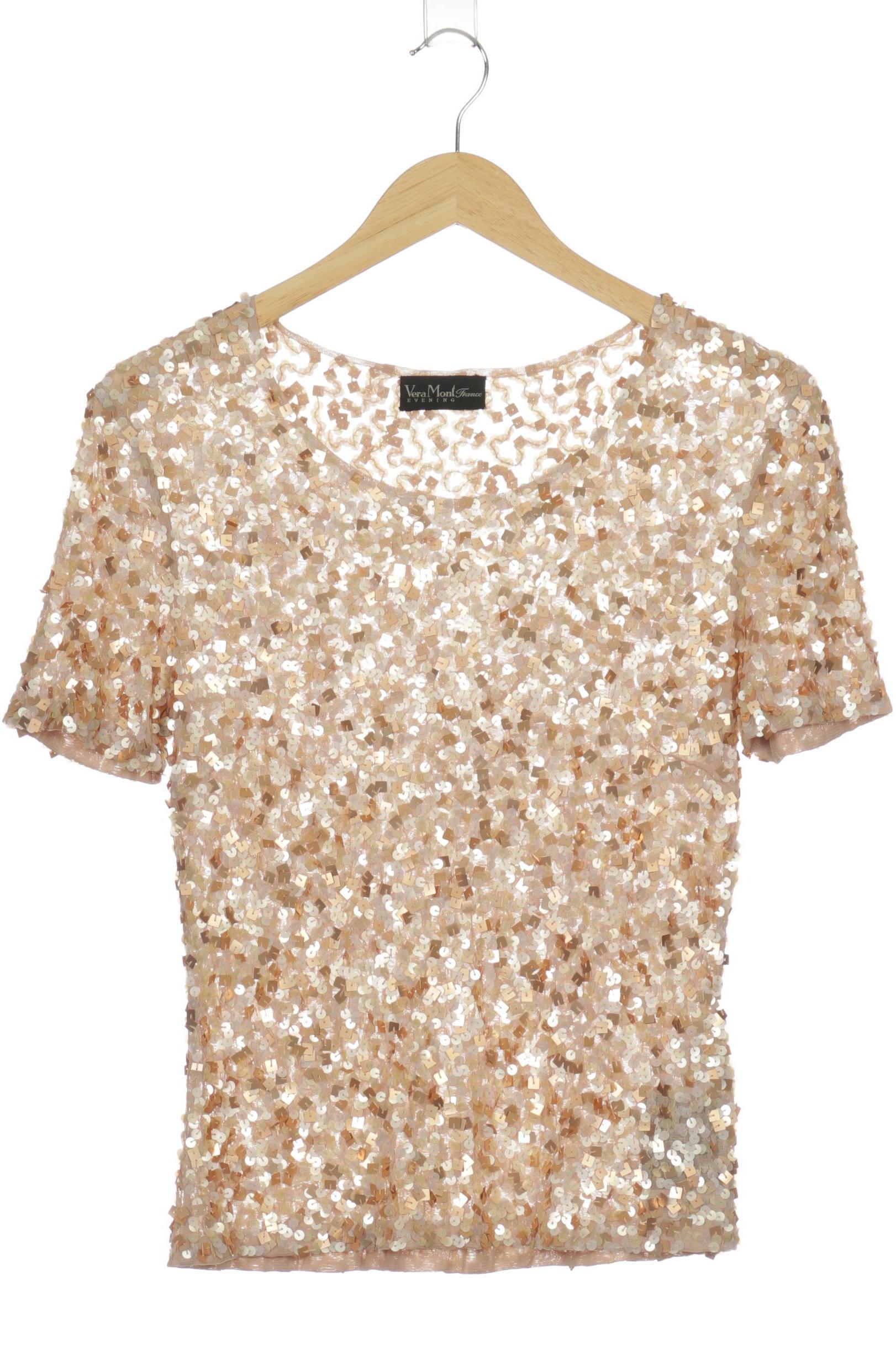 

Vera Mont Damen T-Shirt, beige, Gr. 38