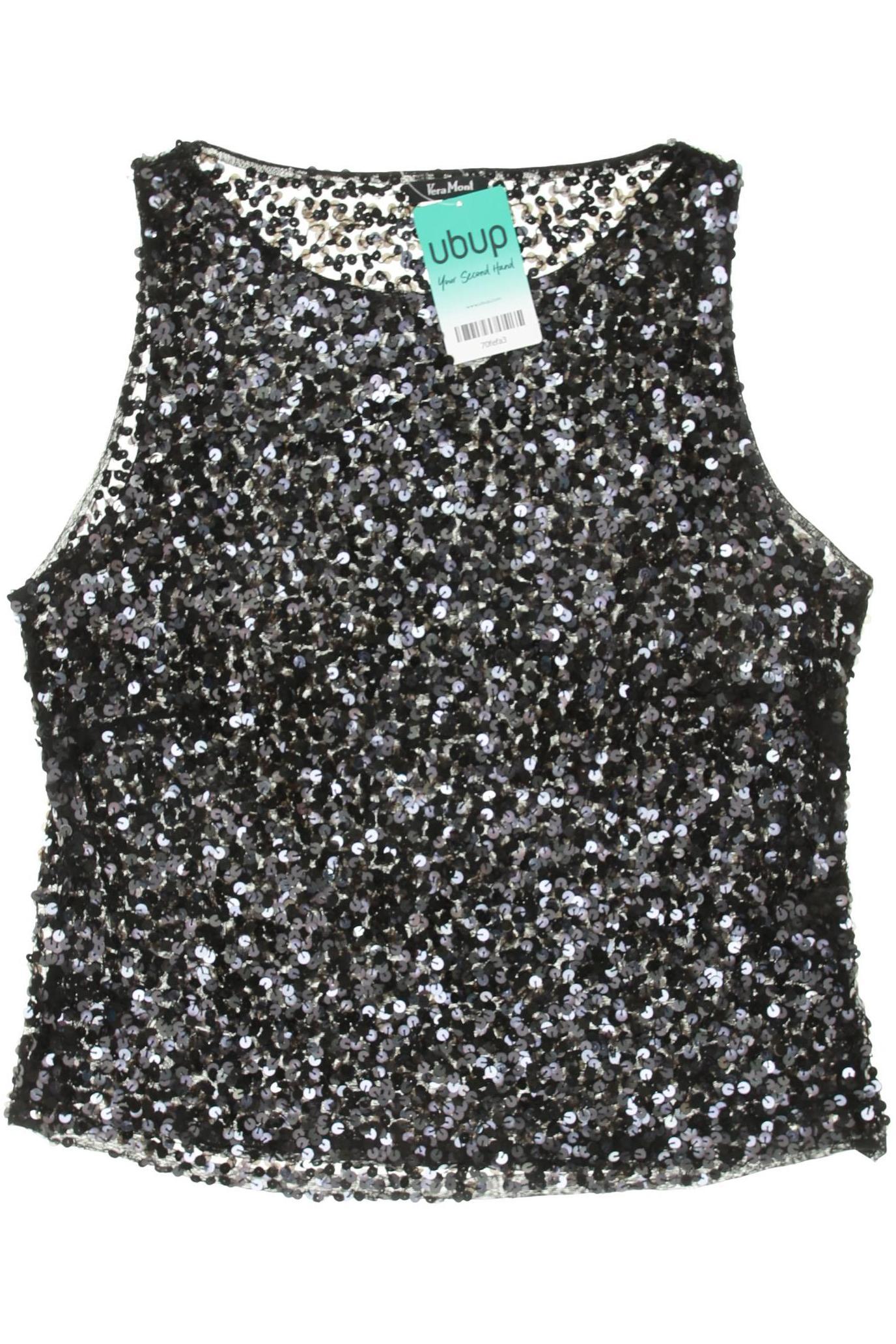 

Vera Mont Damen Top, schwarz, Gr. 44