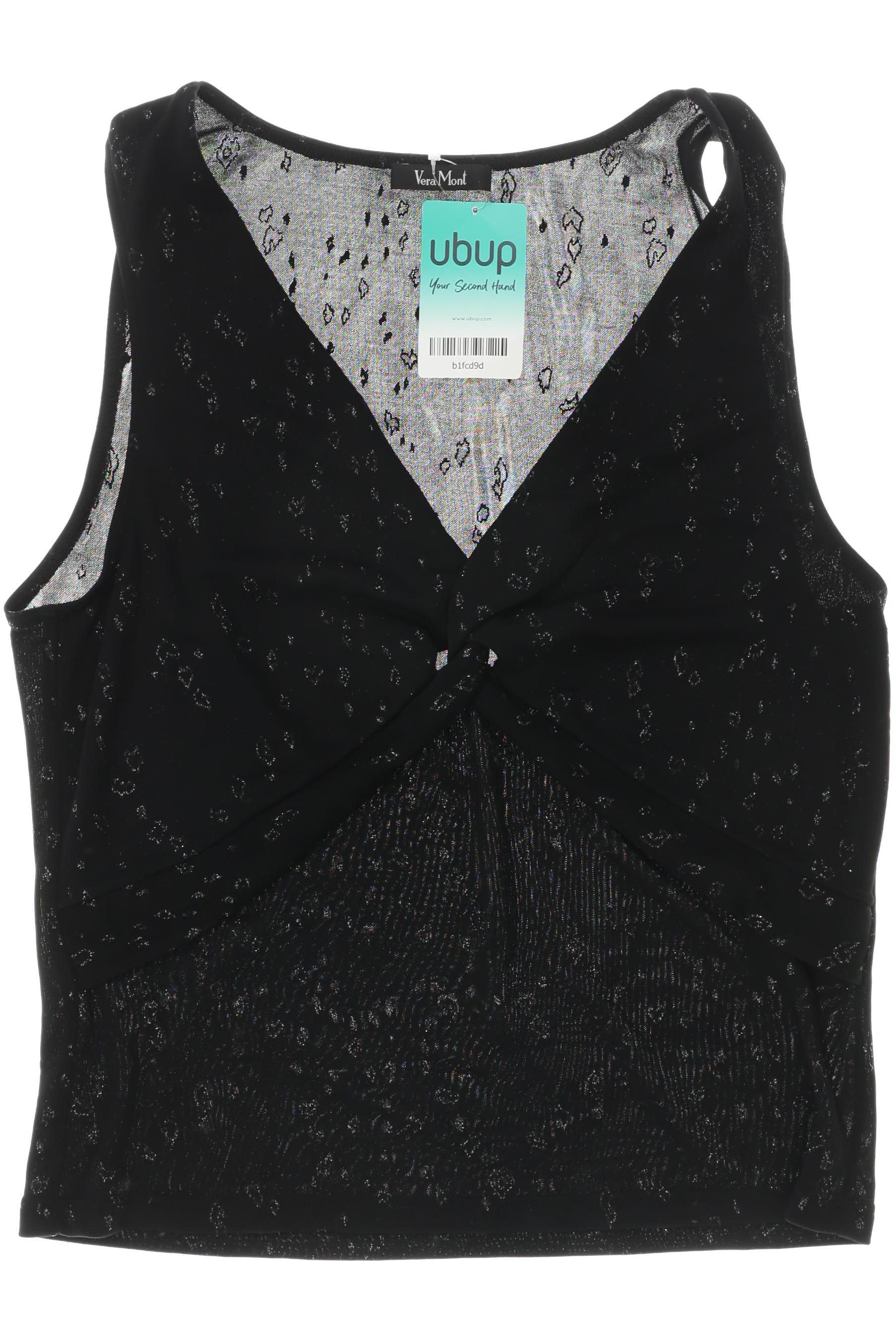 

Vera Mont Damen Top, schwarz, Gr. 40