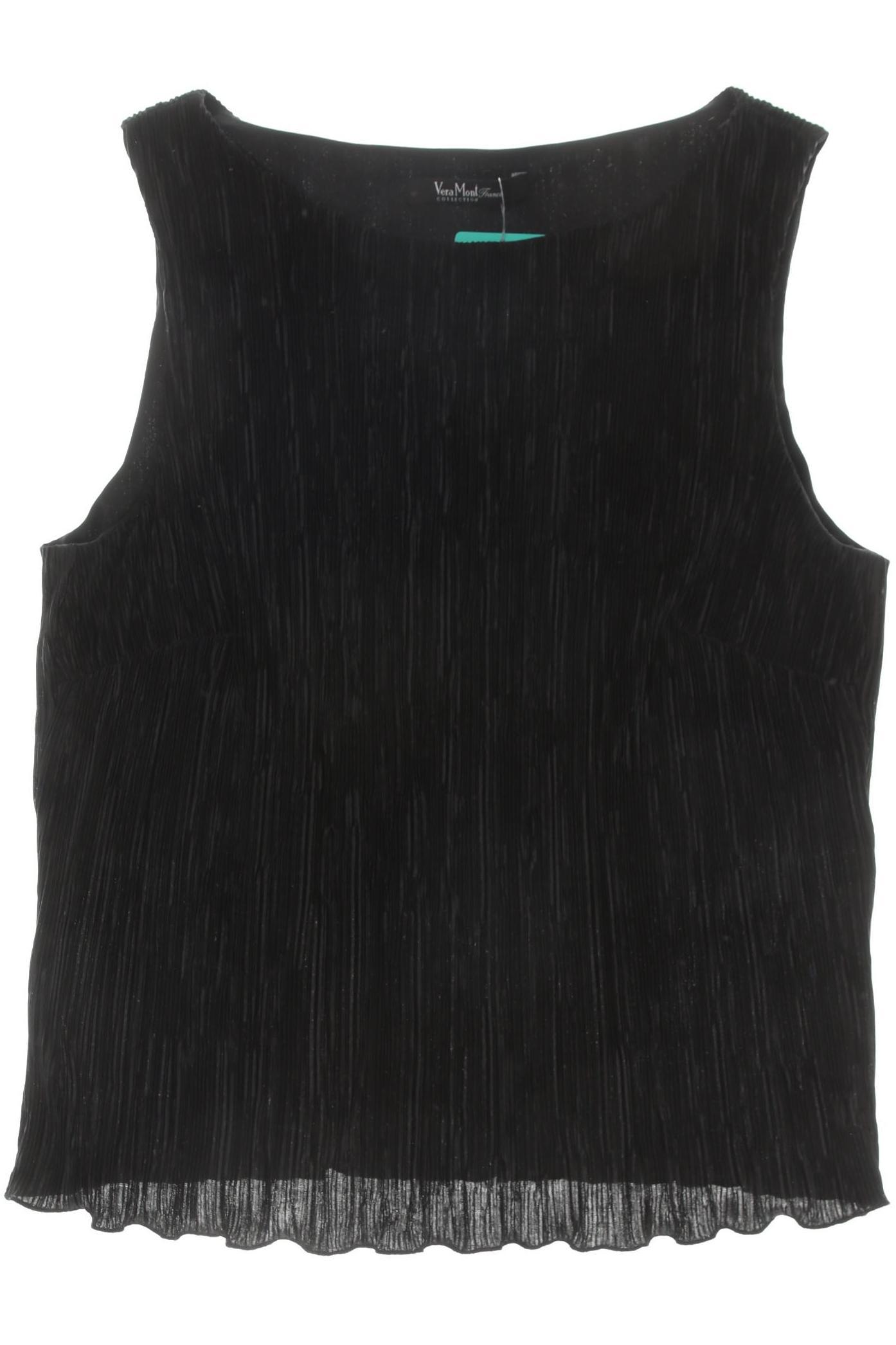 

Vera Mont Damen Top, schwarz, Gr. 42