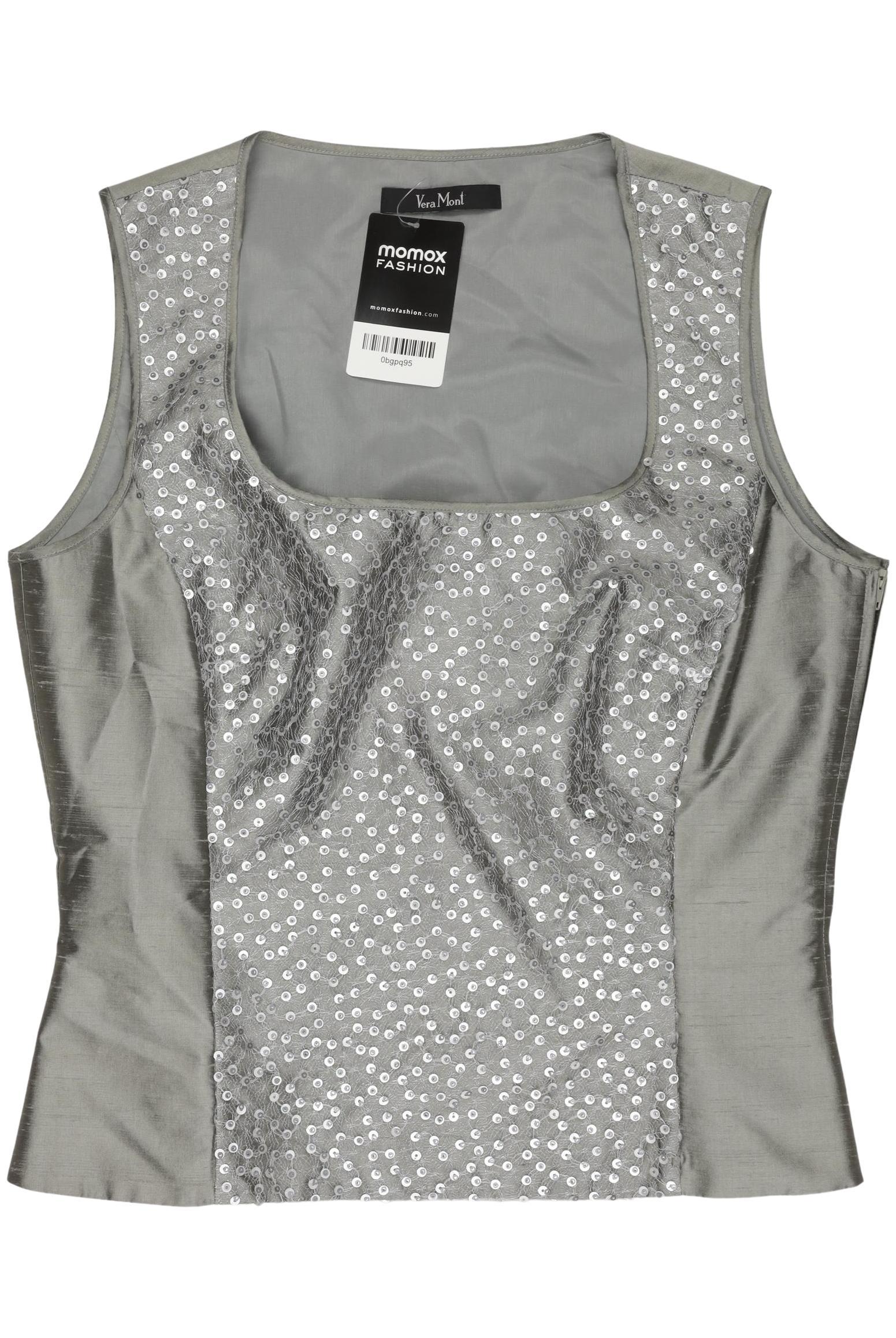 

Vera Mont Damen Bluse, grau, Gr. 38