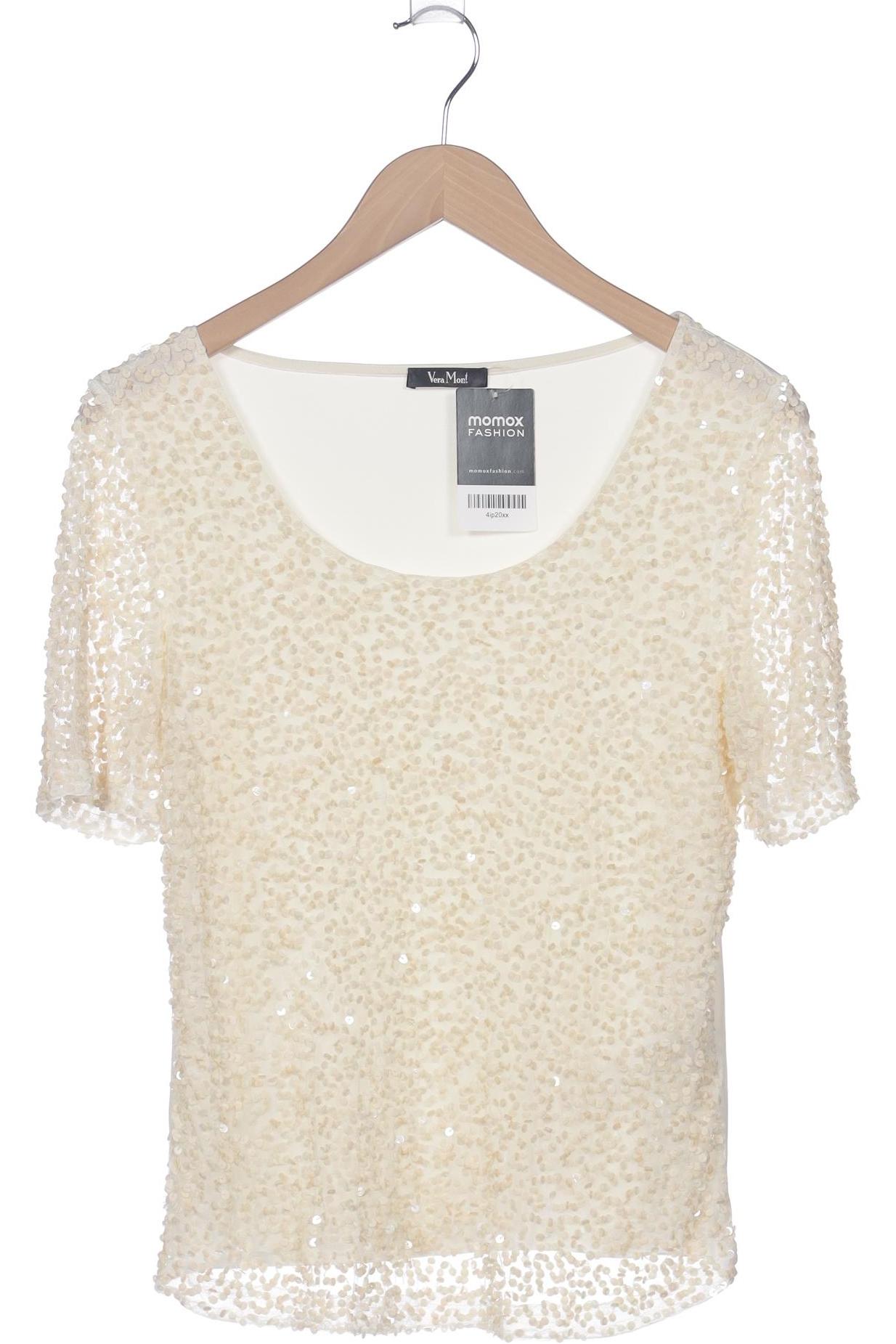 

Vera Mont Damen T-Shirt, cremeweiß, Gr. 40