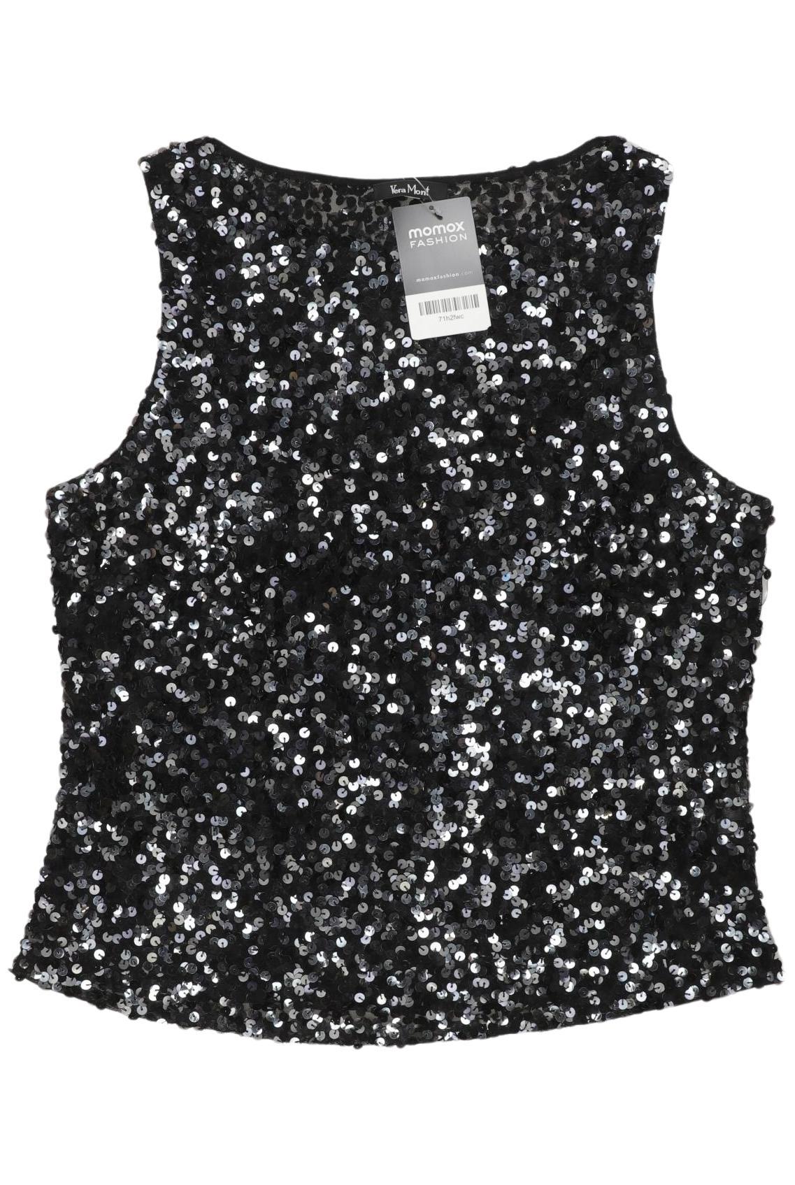 

Vera Mont Damen Top, schwarz, Gr. 42