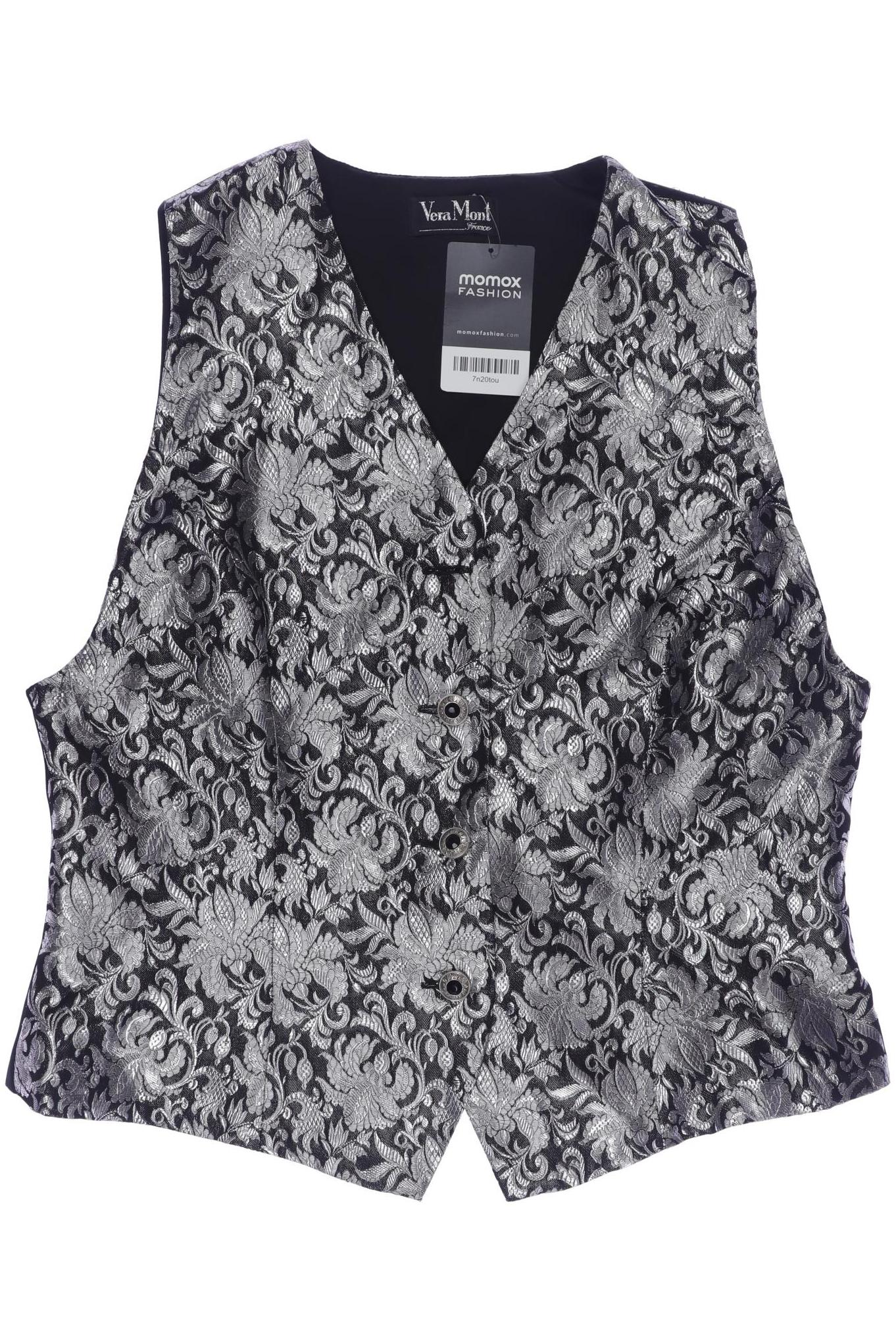

Vera Mont Damen Weste, silber, Gr. 40