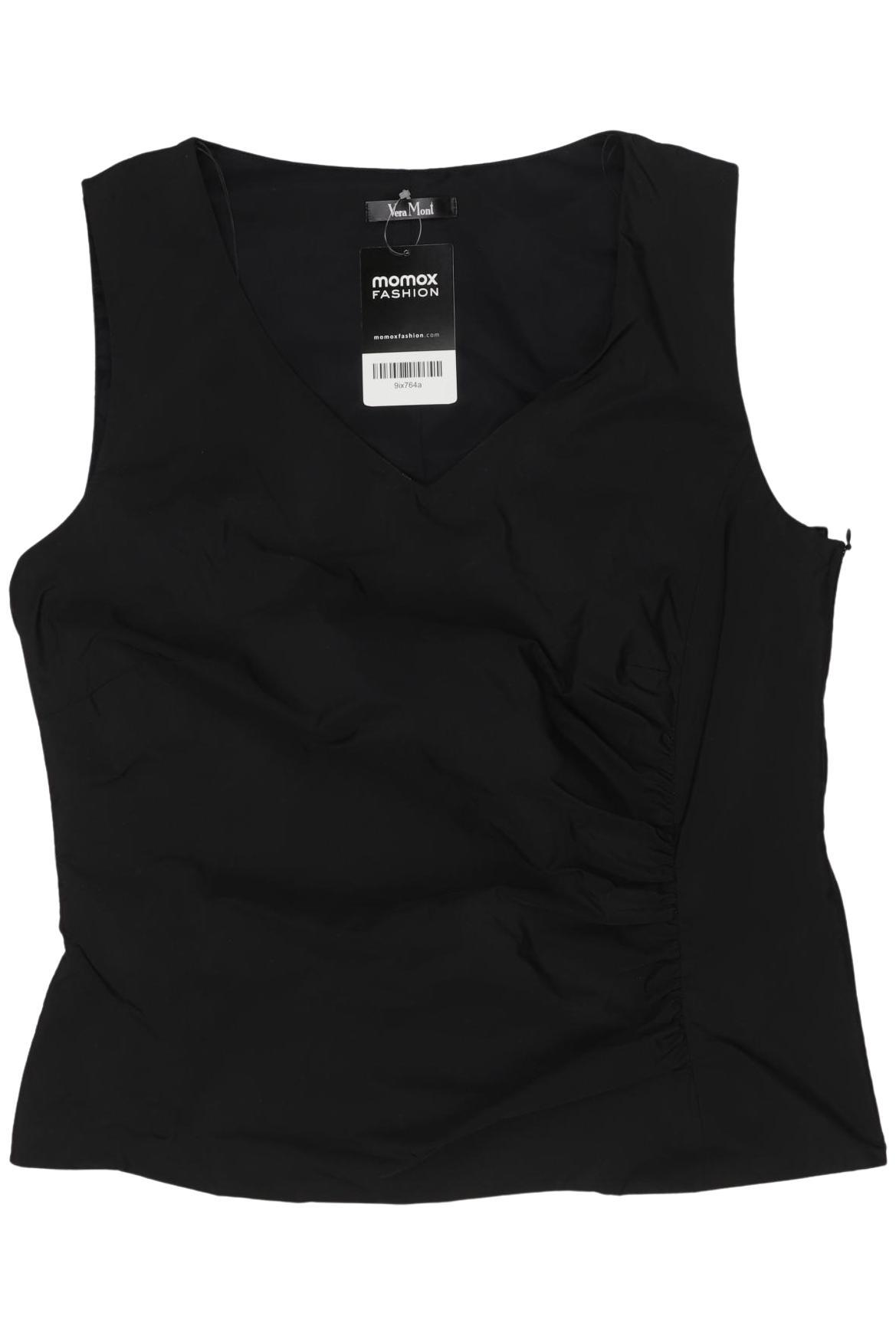 

Vera Mont Damen Top, schwarz, Gr. 40