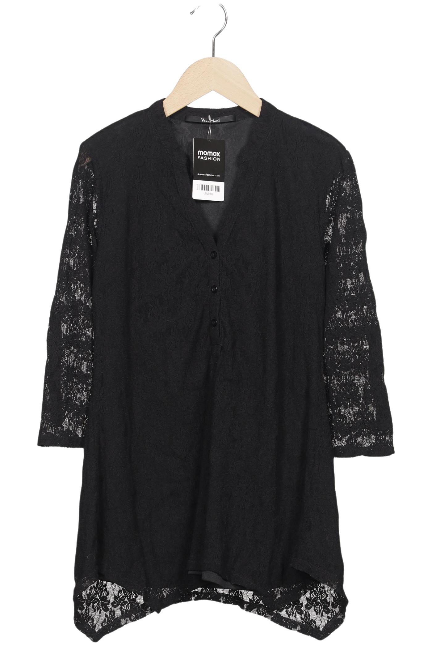 

Vera Mont Damen Langarmshirt, schwarz, Gr. 40
